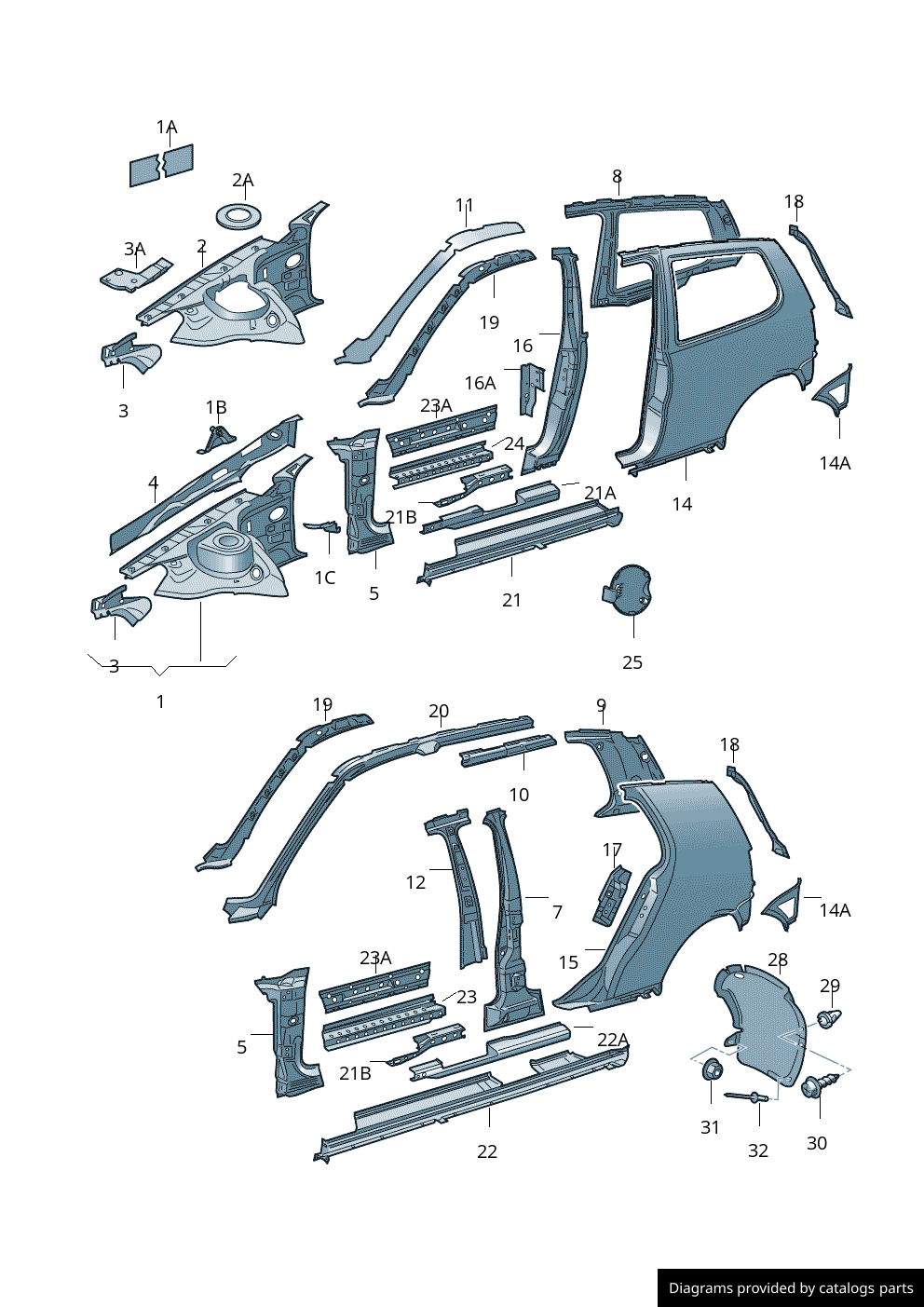 Car part diagram