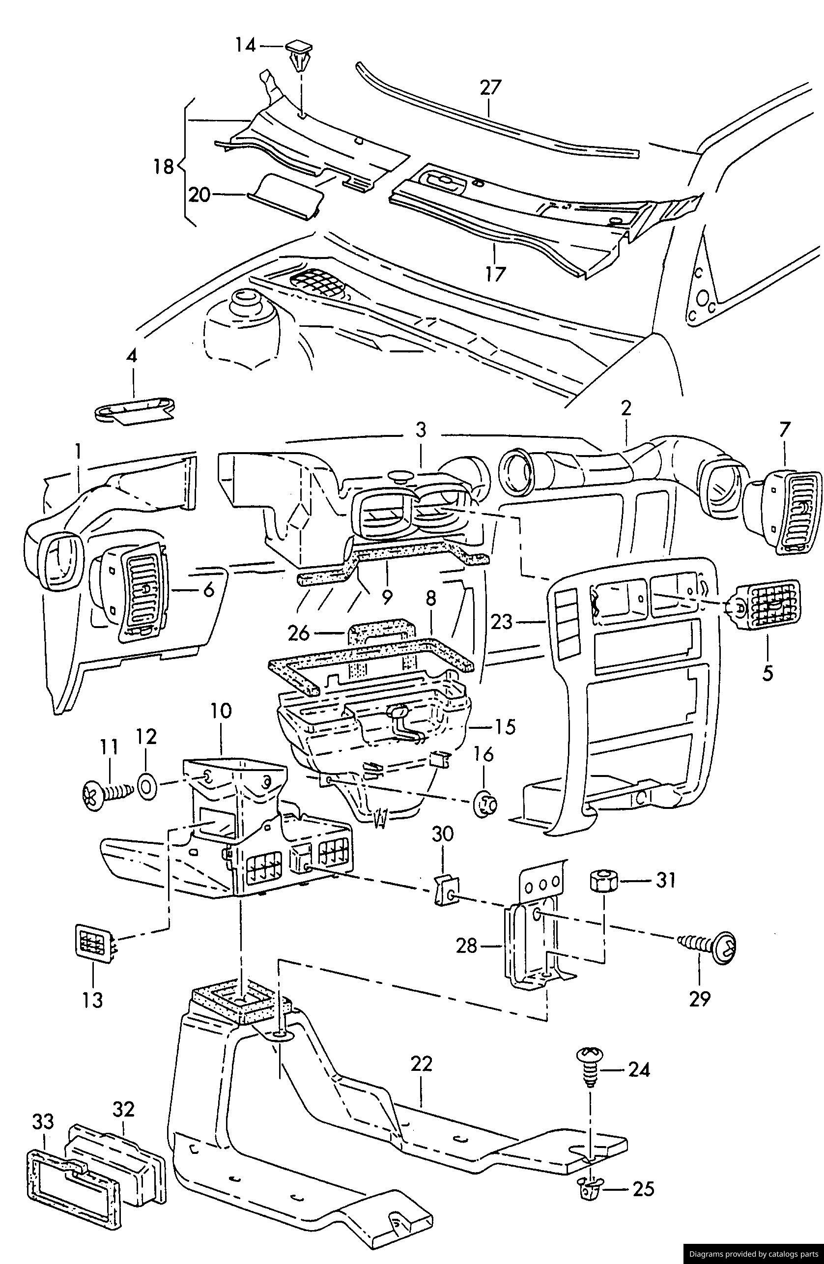 Car part diagram