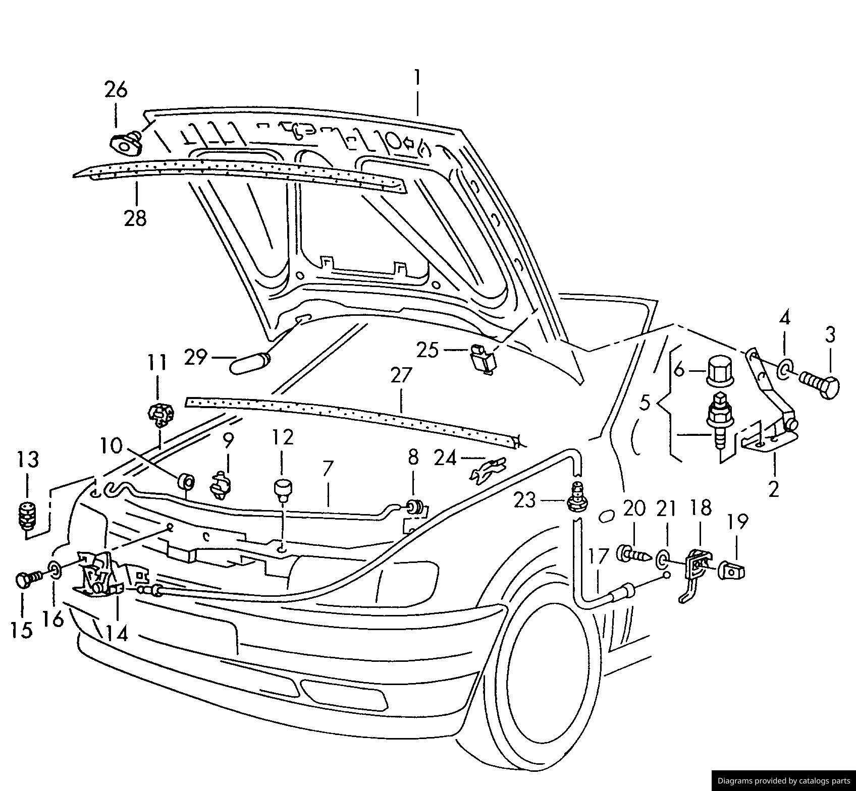 Car part diagram