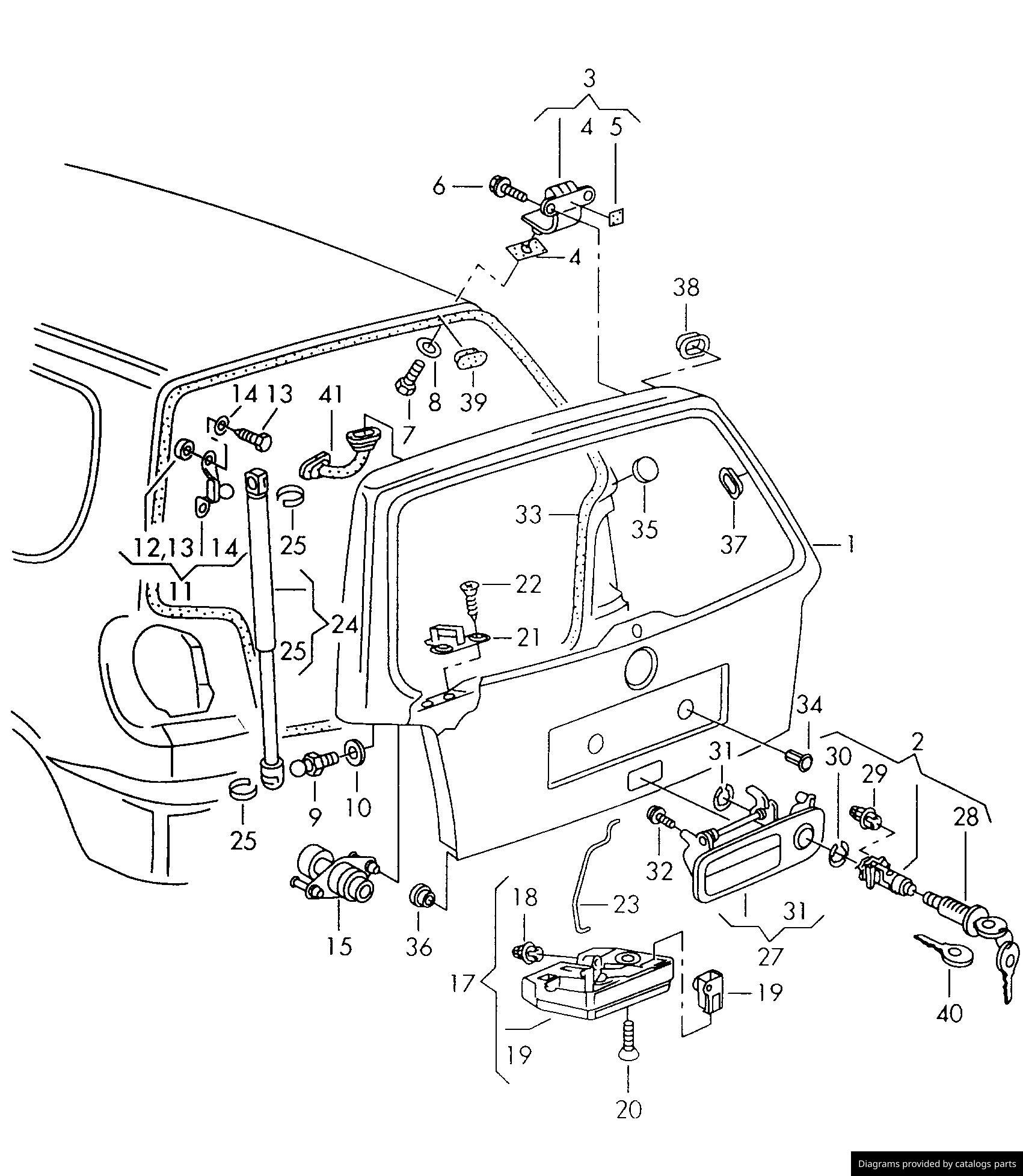 Car part diagram