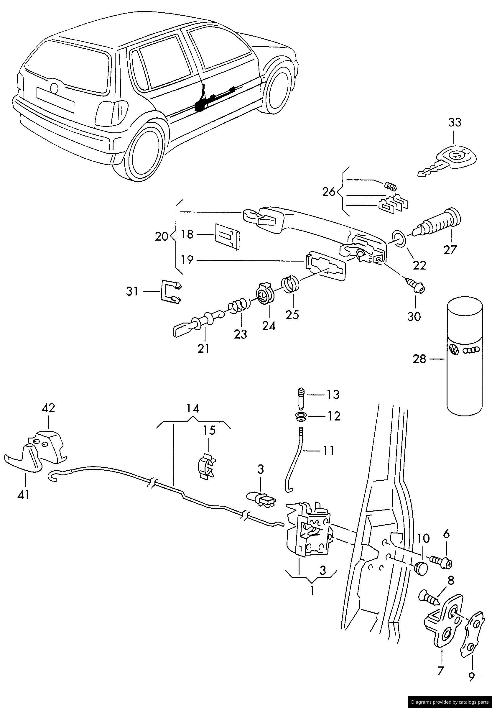 Car part diagram