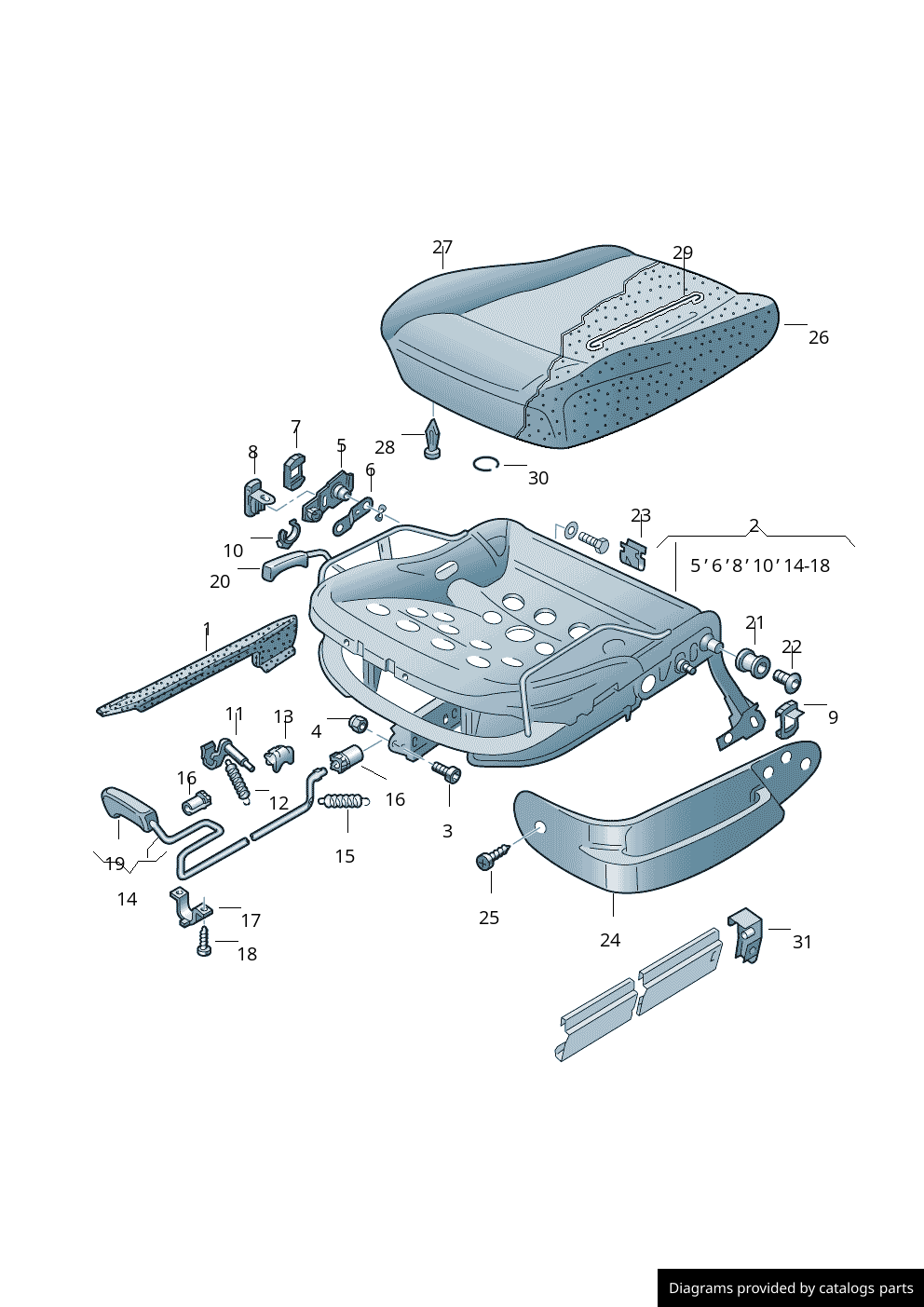 Car part diagram