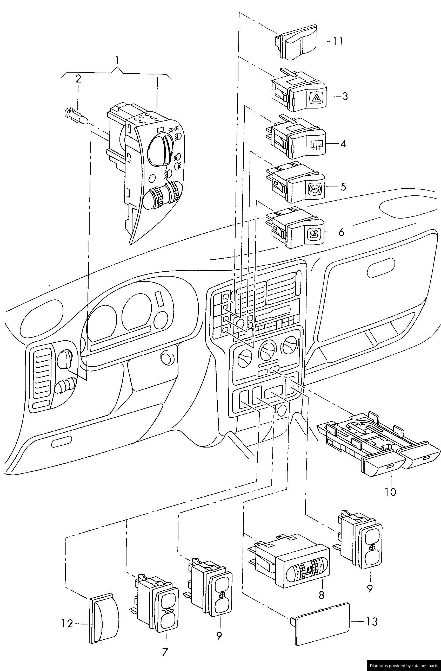 Car part diagram