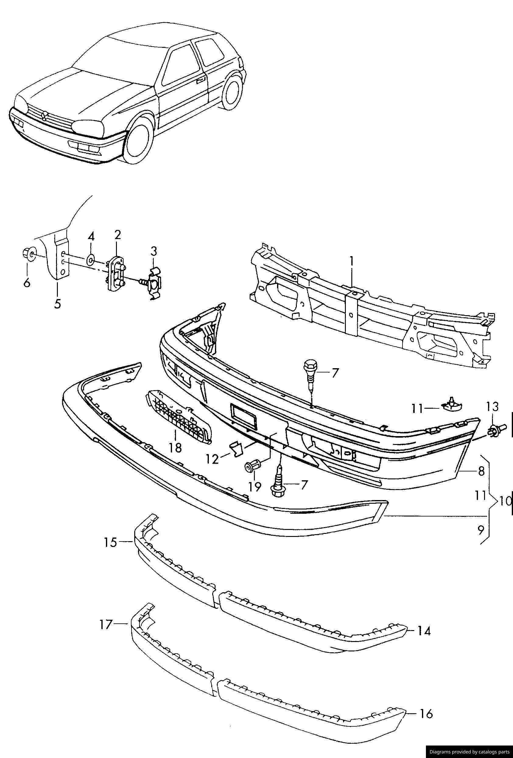 Car part diagram