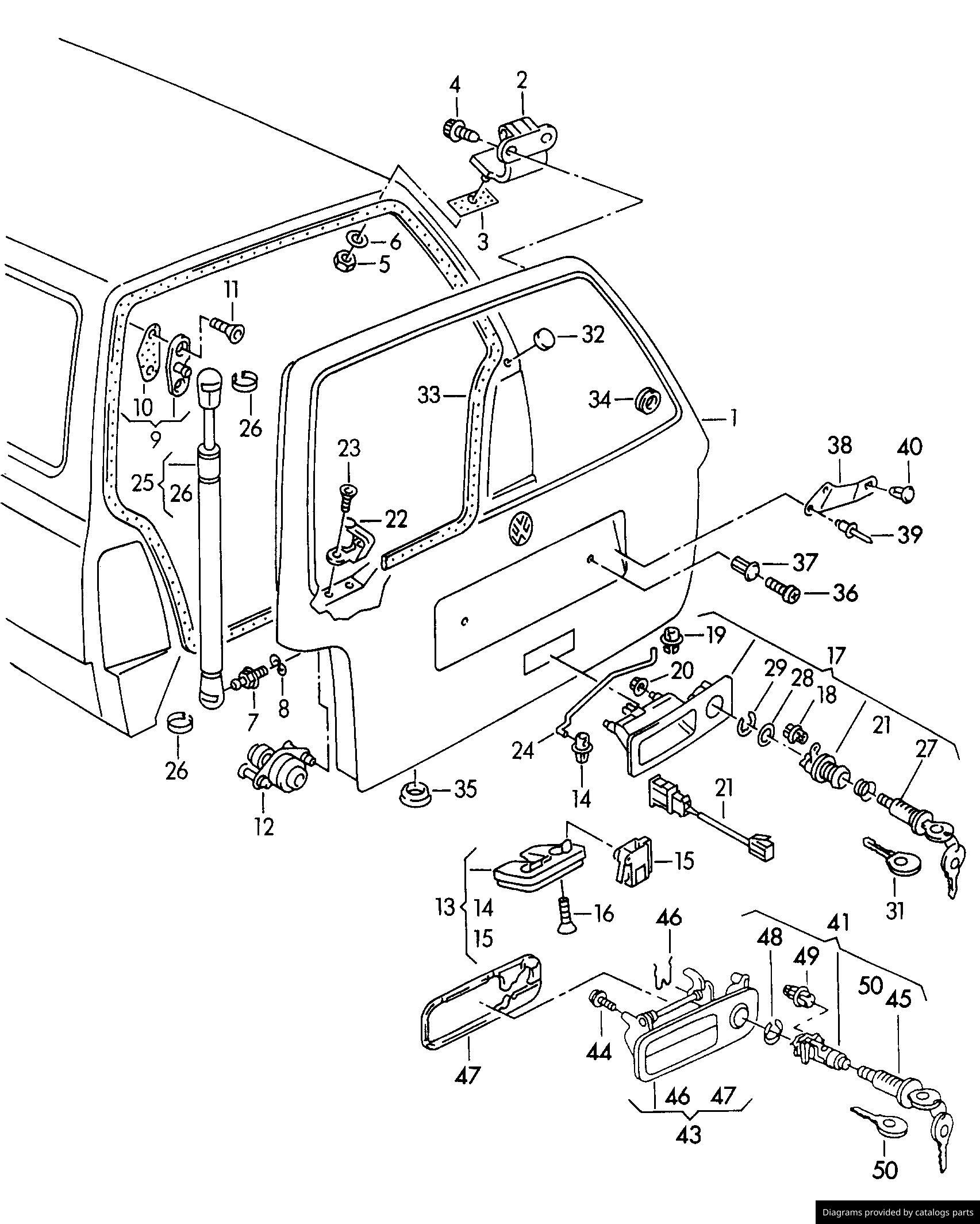Car part diagram