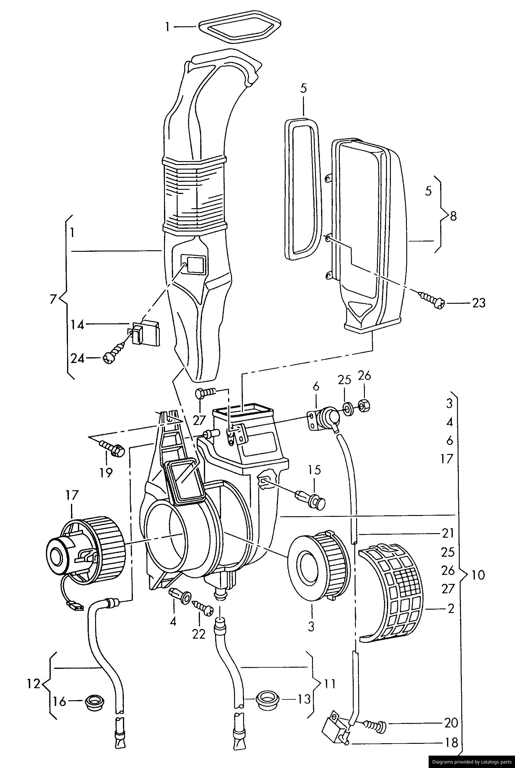 Car part diagram