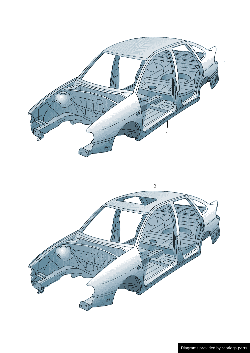 Car part diagram