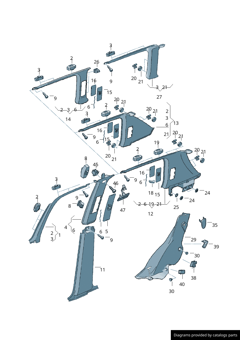 Car part diagram