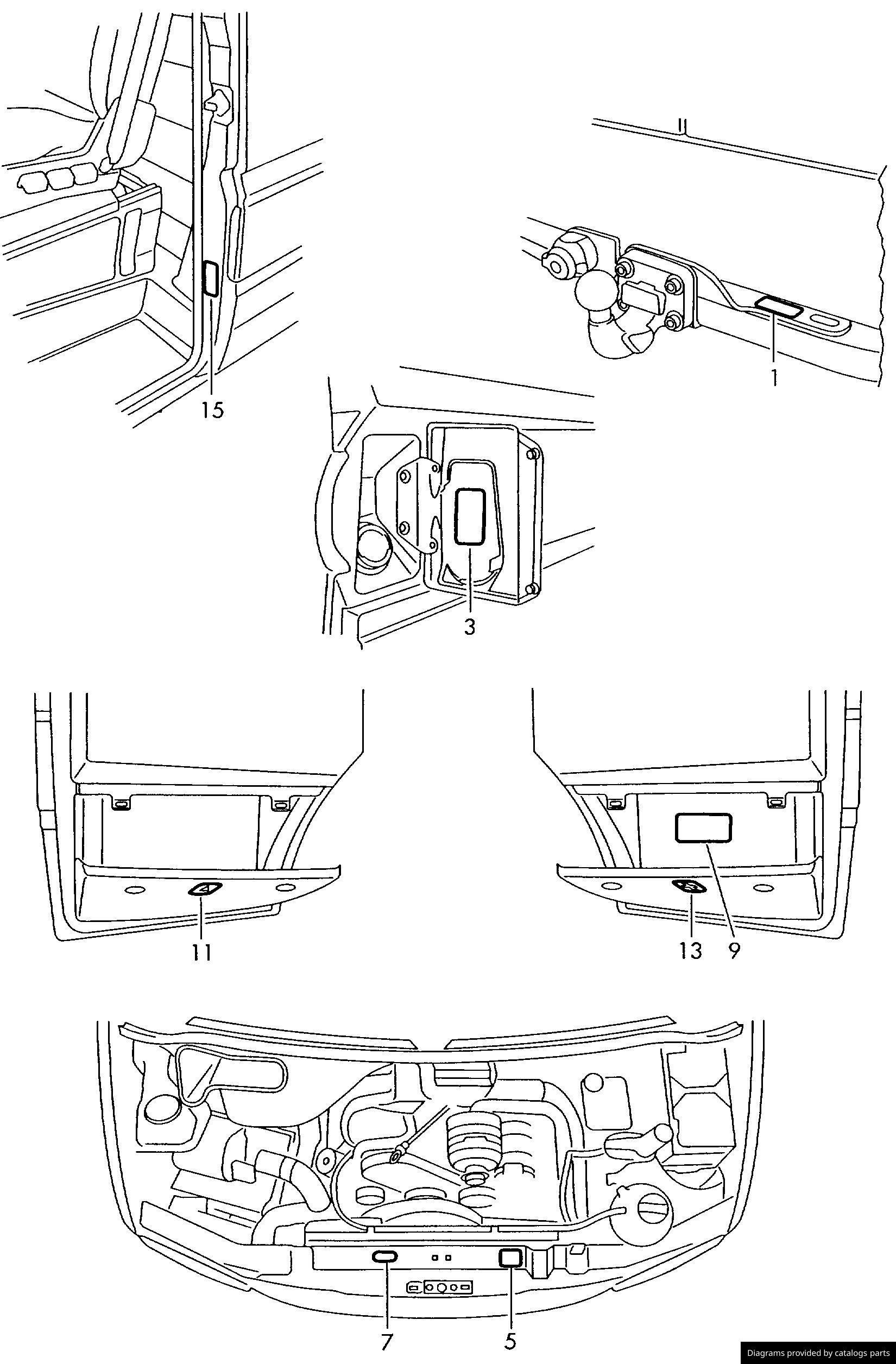 Car part diagram