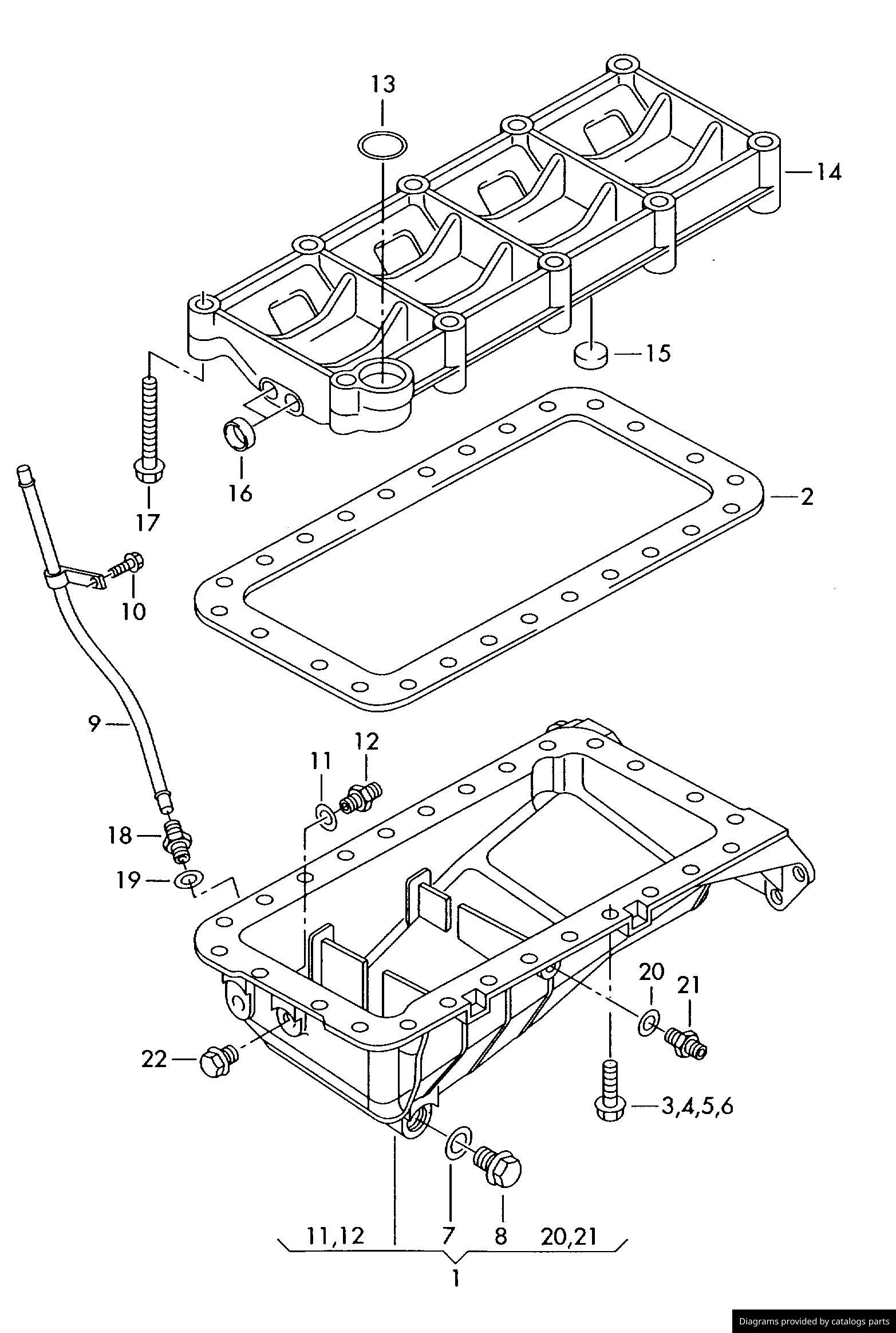 Car part diagram