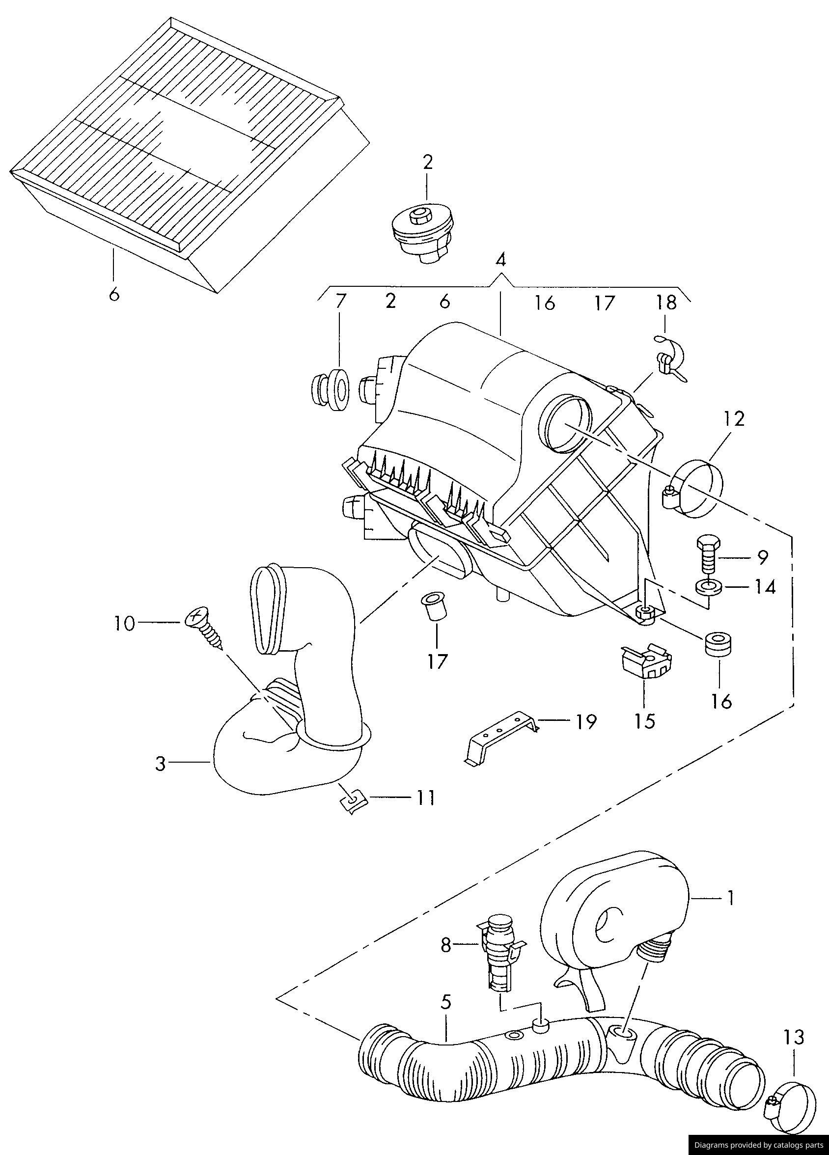 Car part diagram