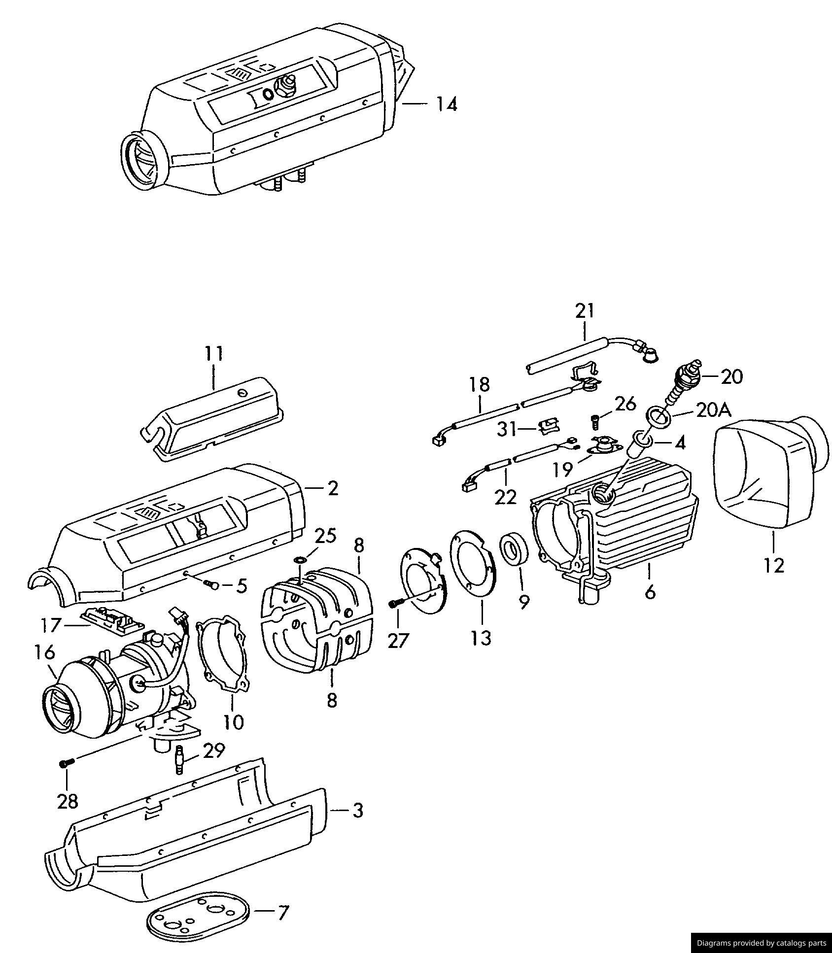 Car part diagram