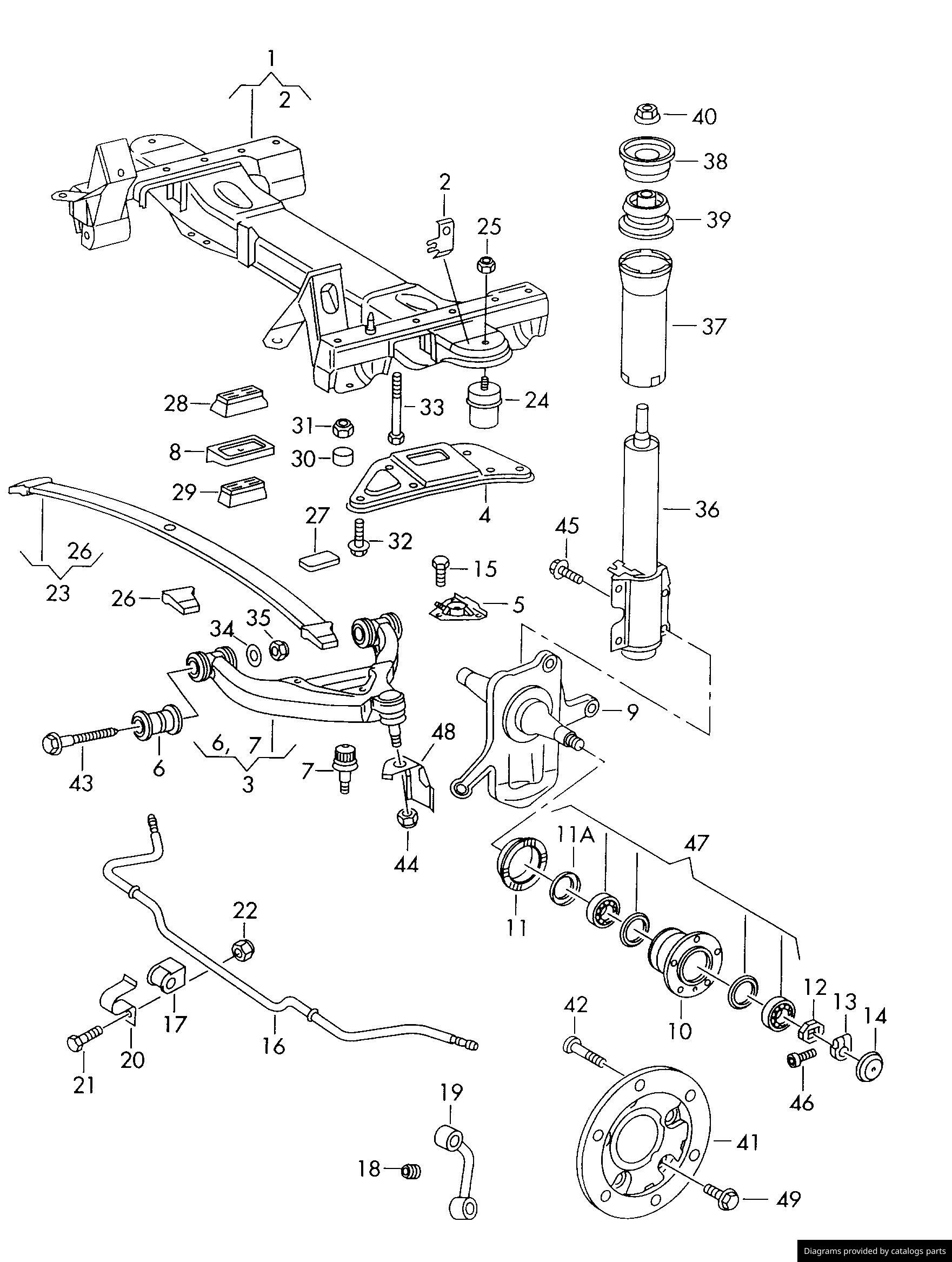 Car part diagram