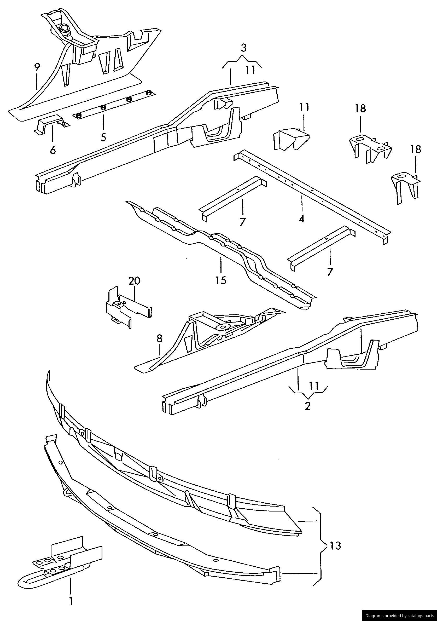 Car part diagram