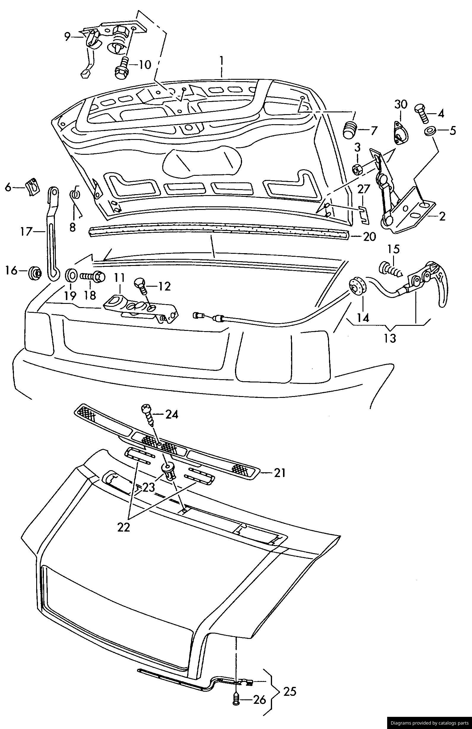 Car part diagram