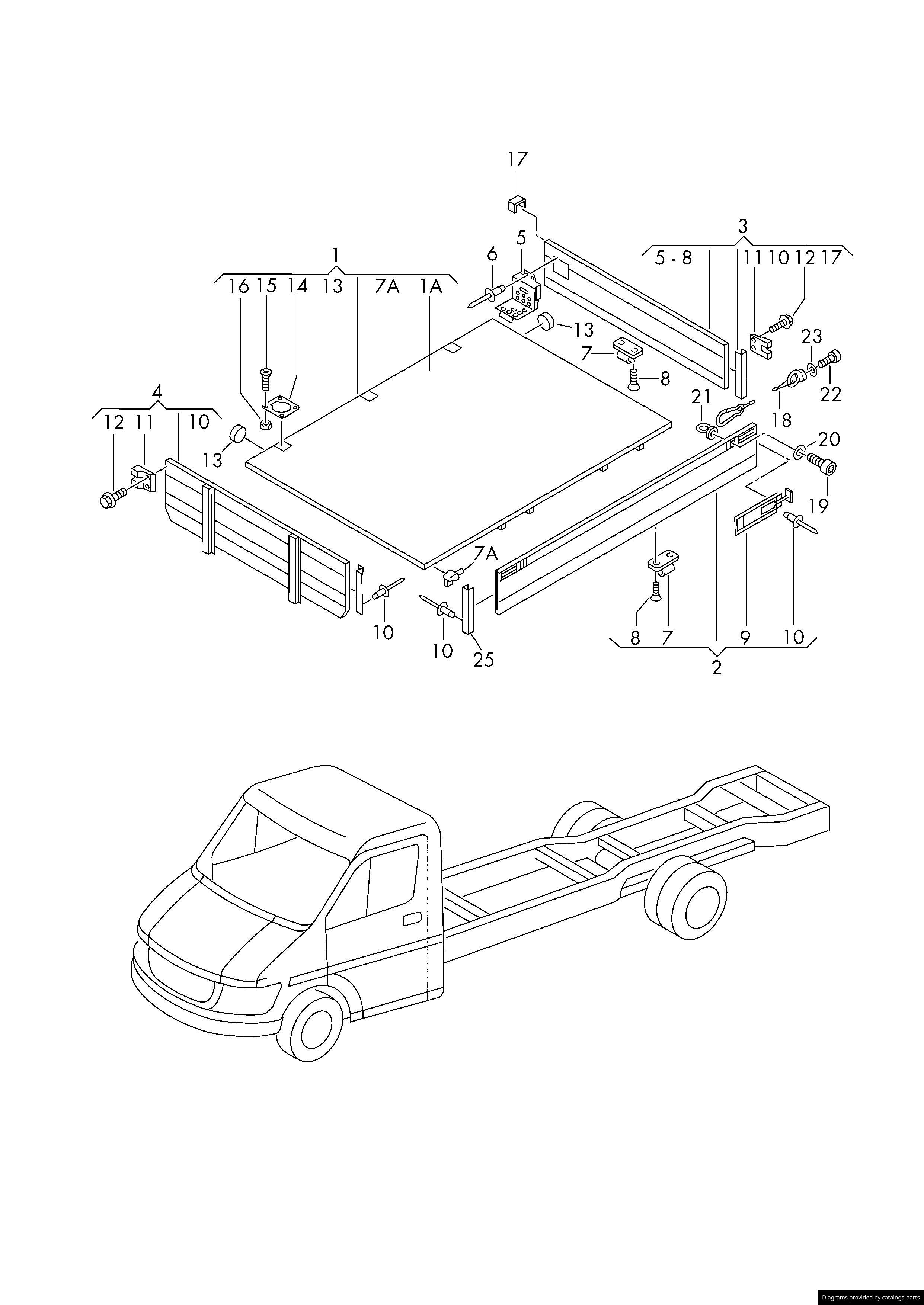 Car part diagram