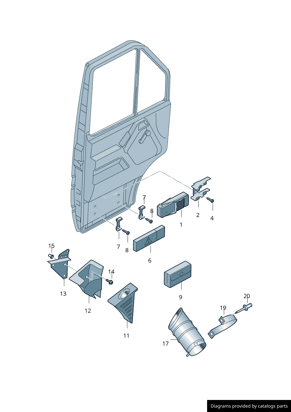 Car part diagram