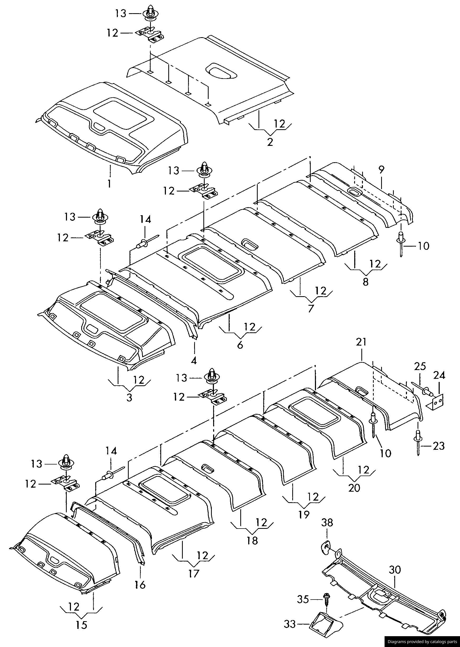 Car part diagram