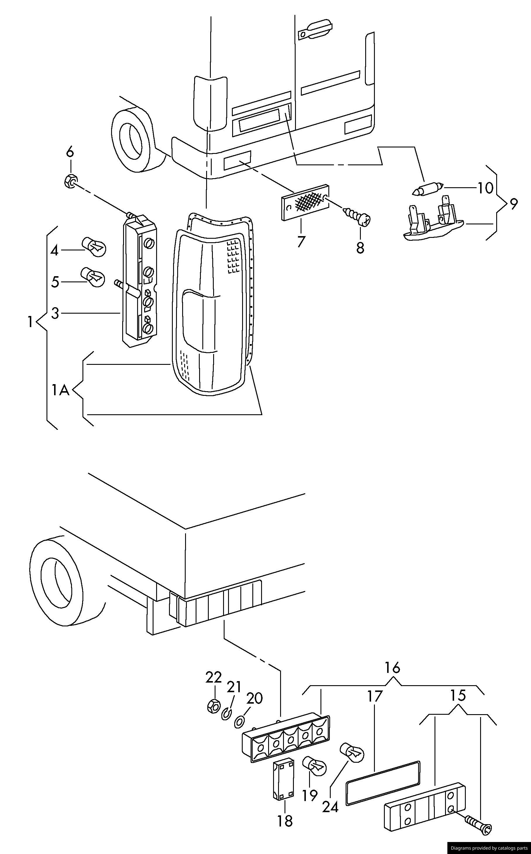 Car part diagram