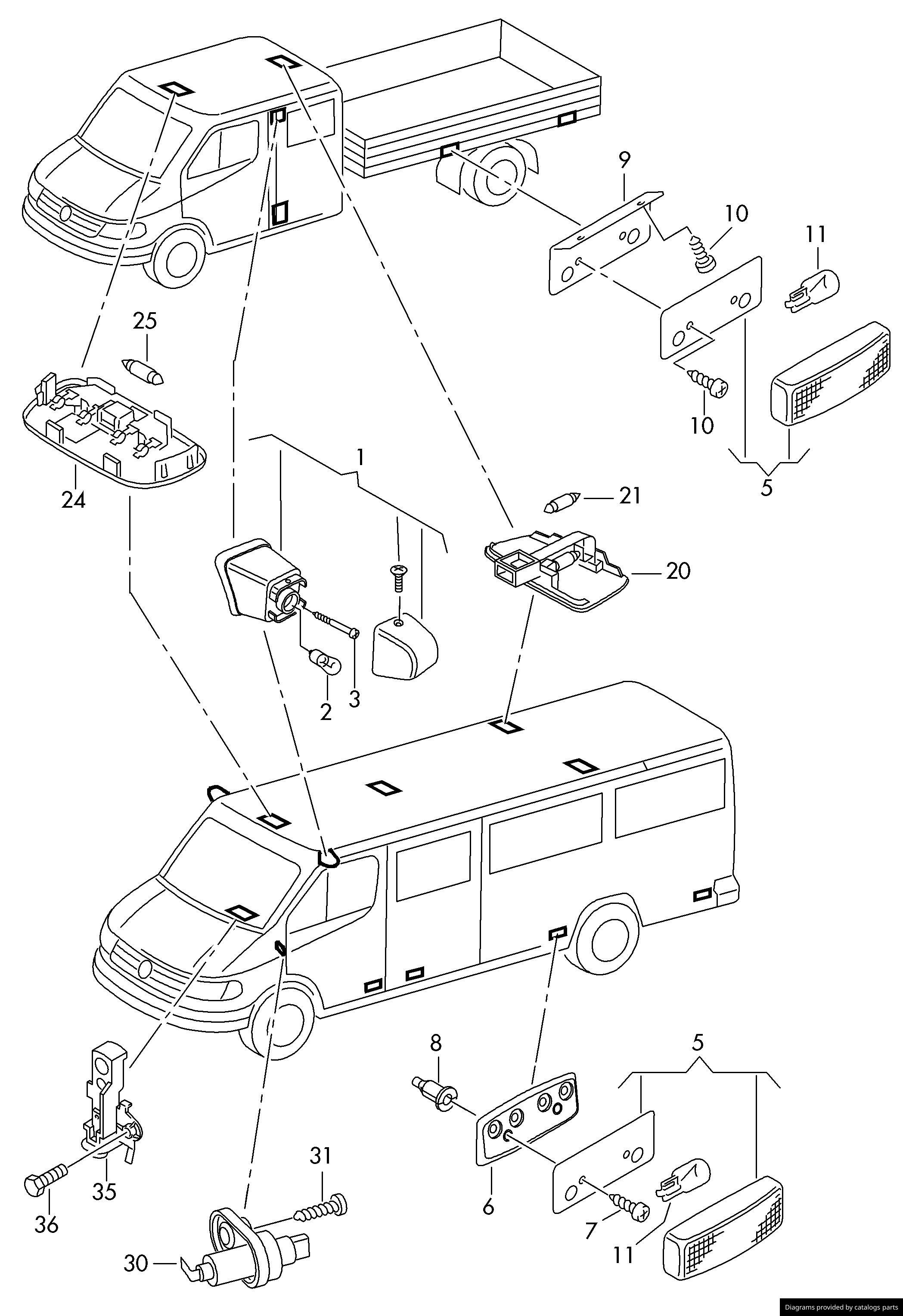 Car part diagram