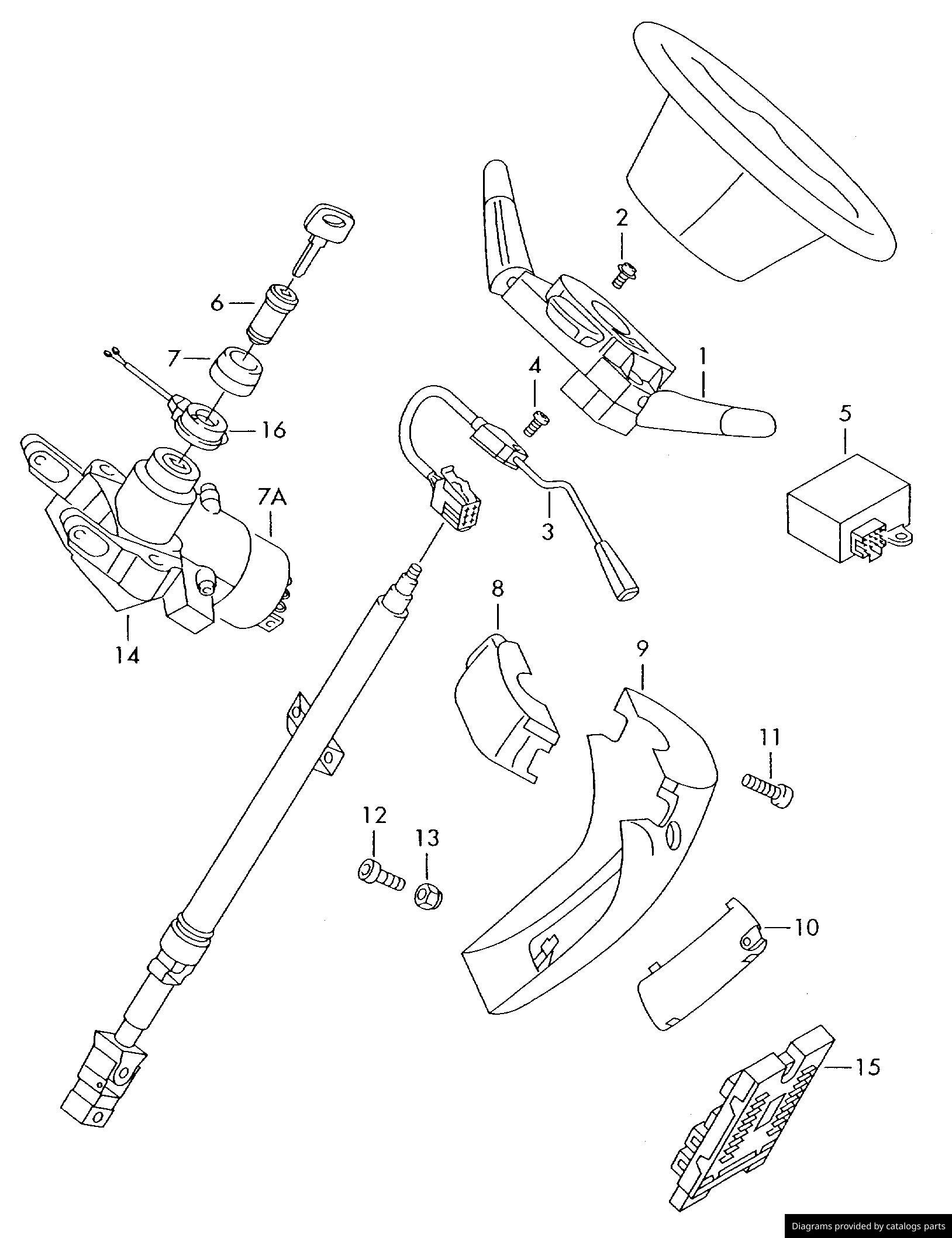 Car part diagram