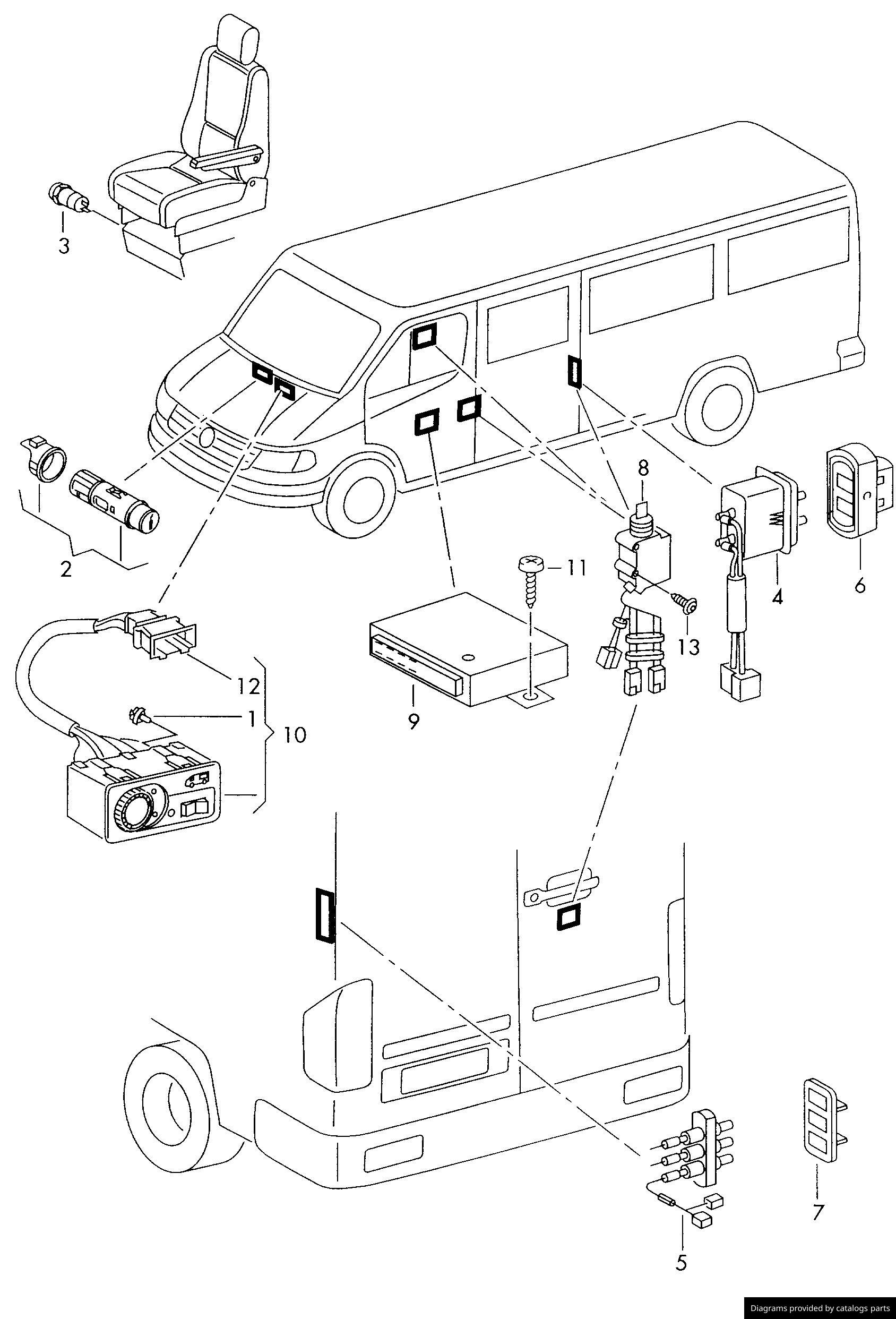 Car part diagram