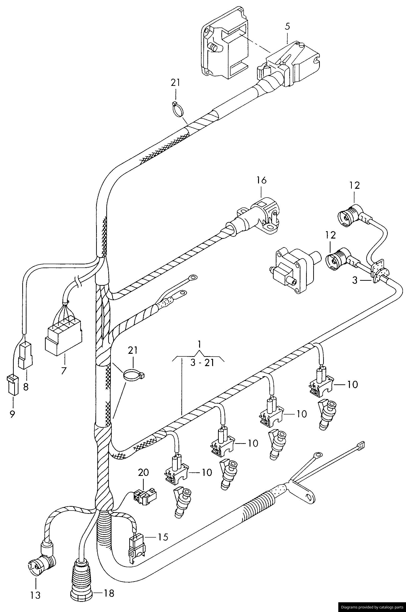 Car part diagram