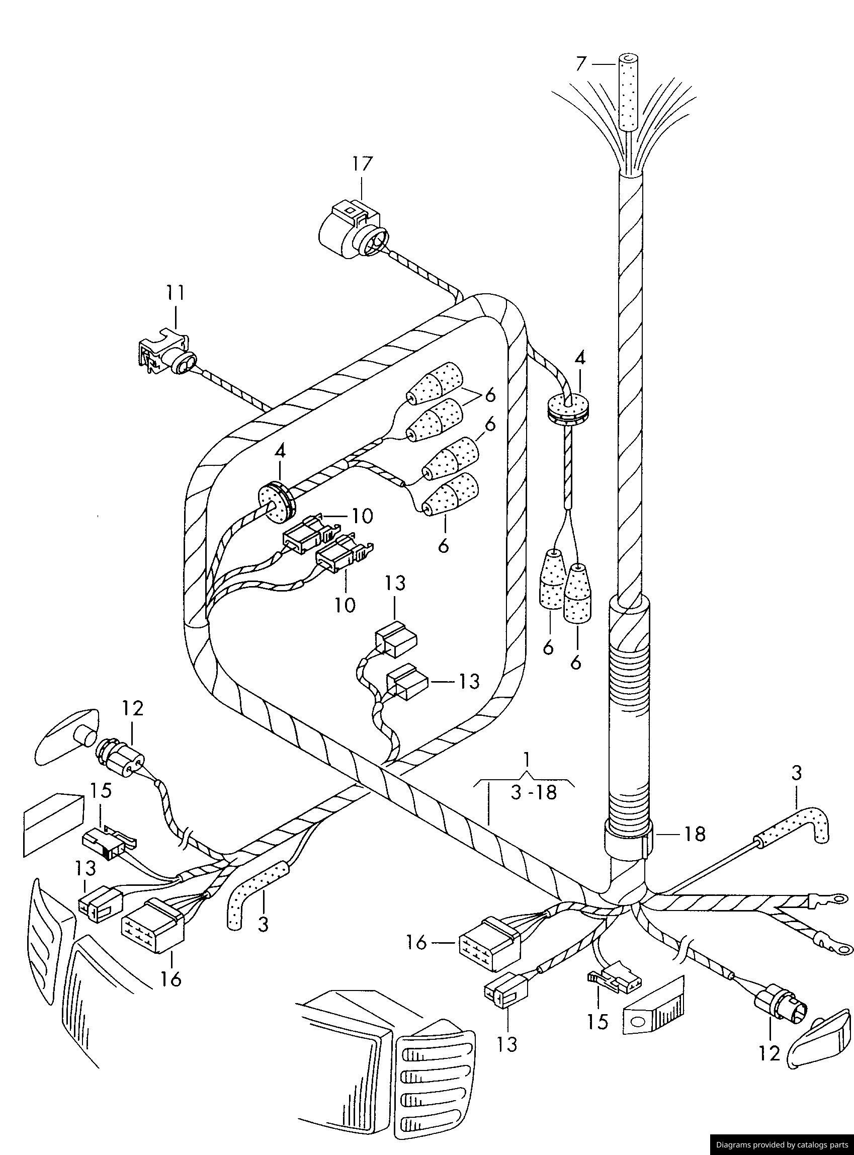 Car part diagram