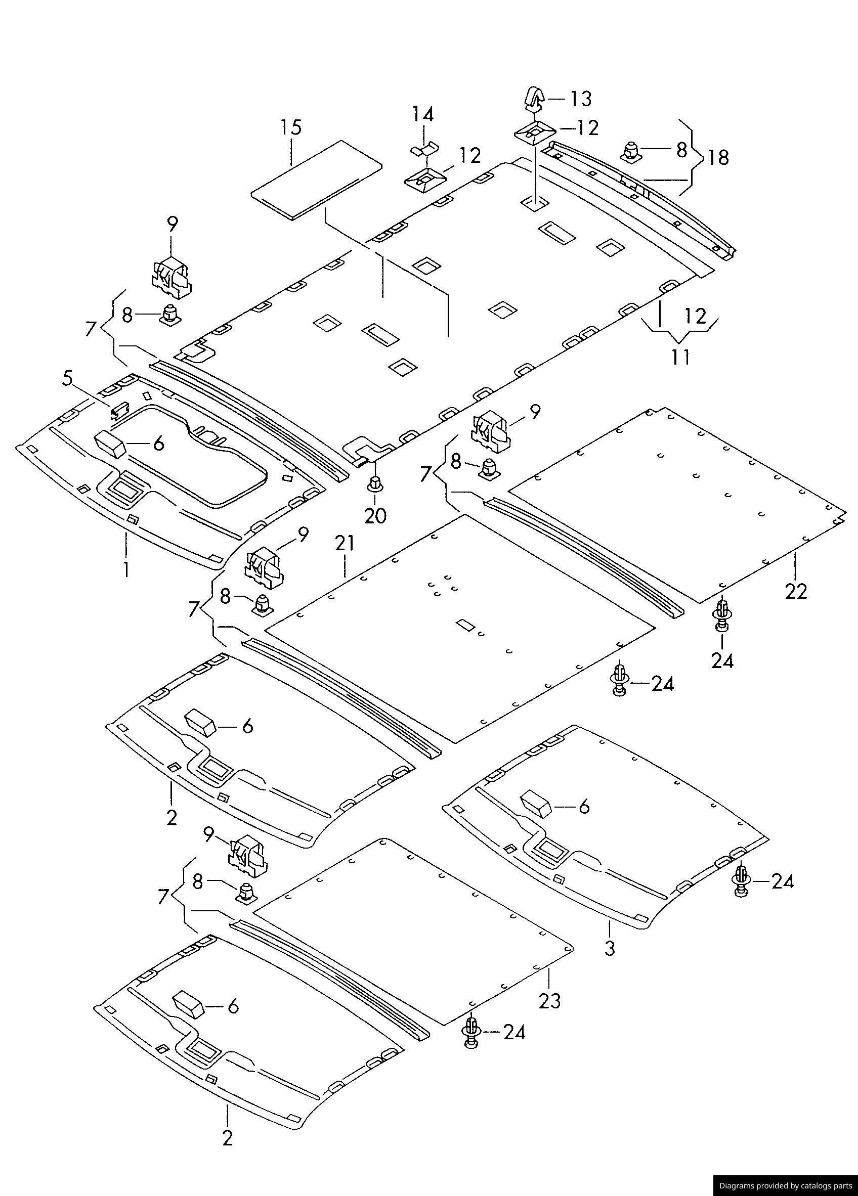 Car part diagram