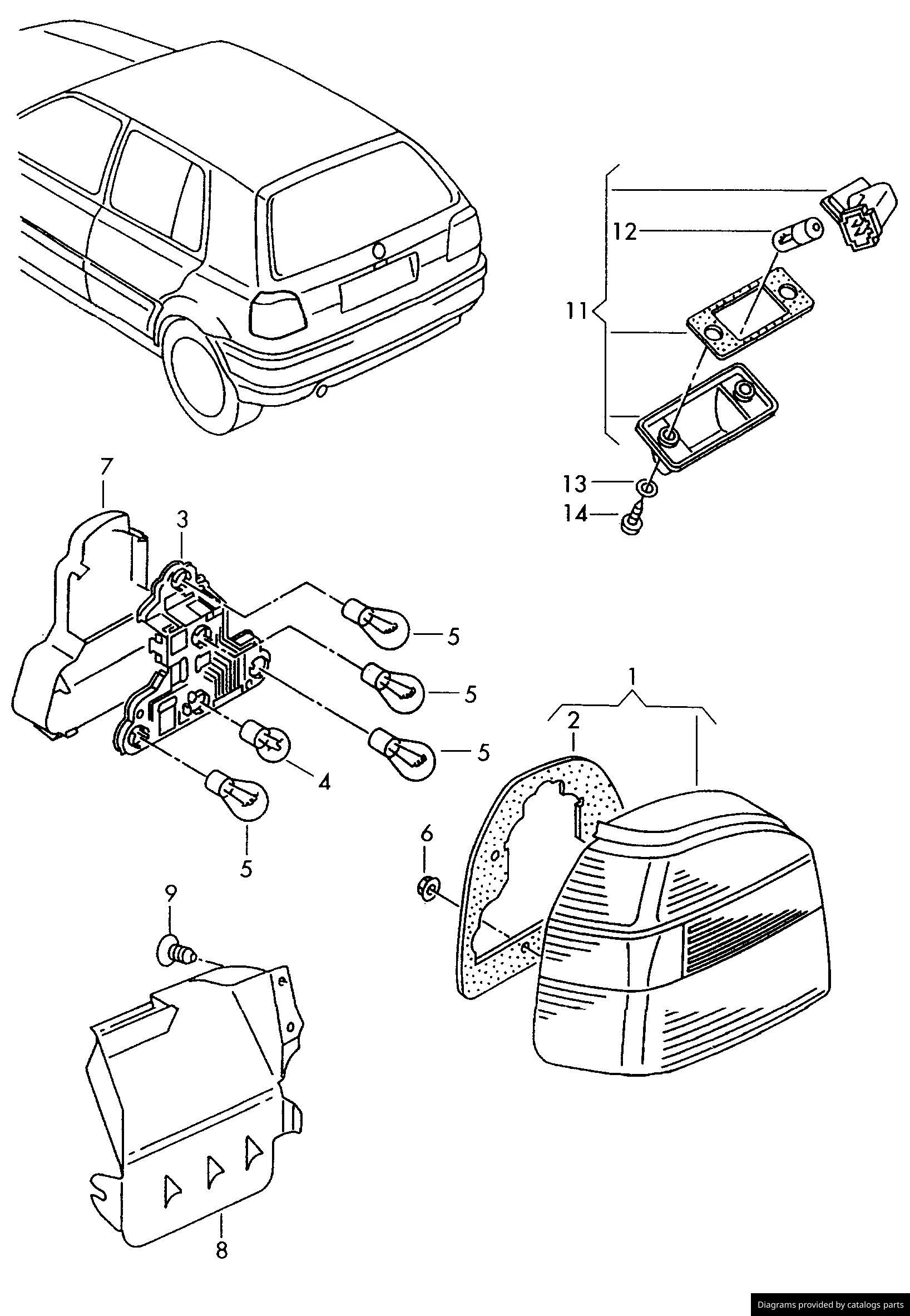 Car part diagram
