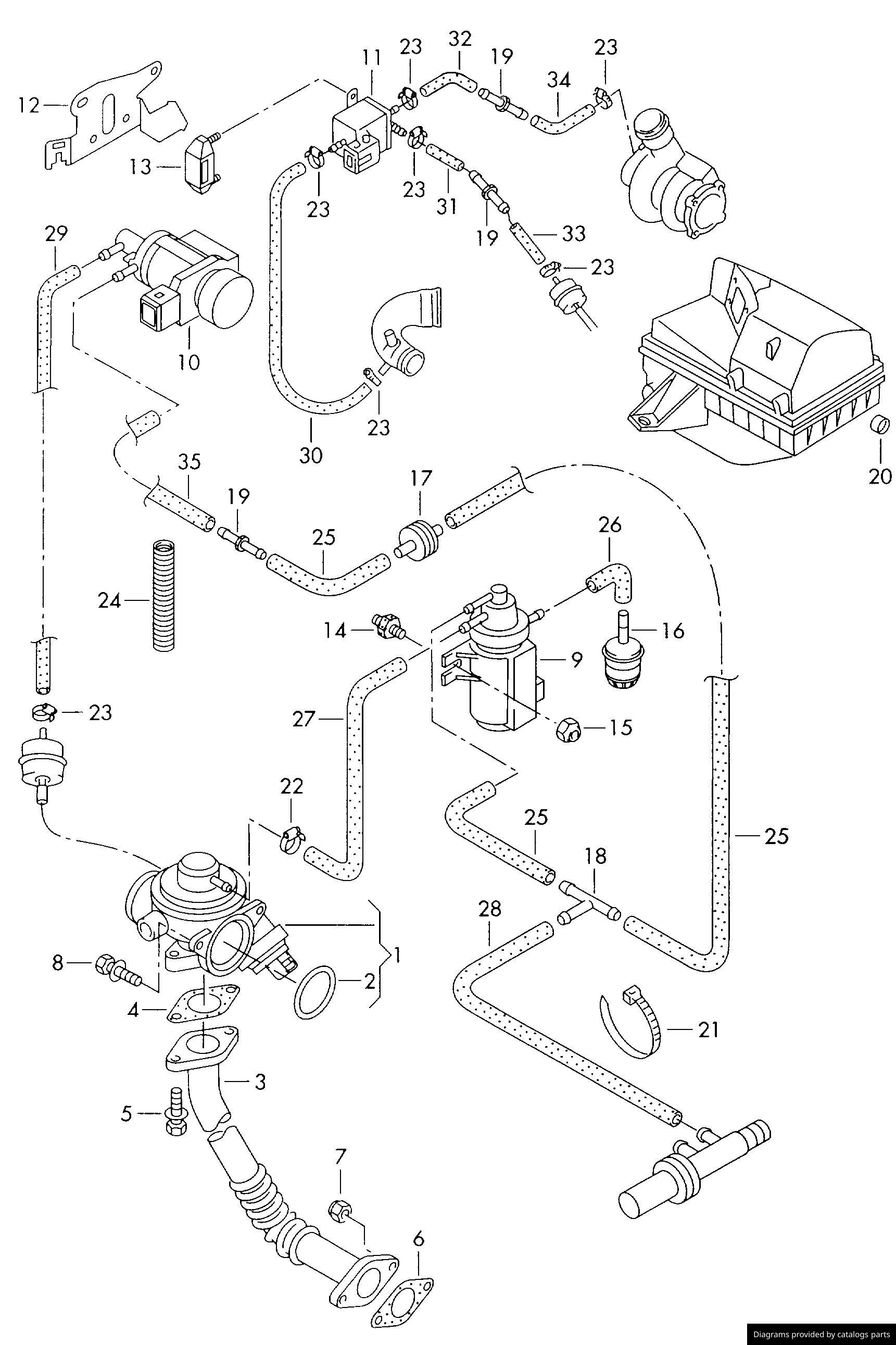 Car part diagram