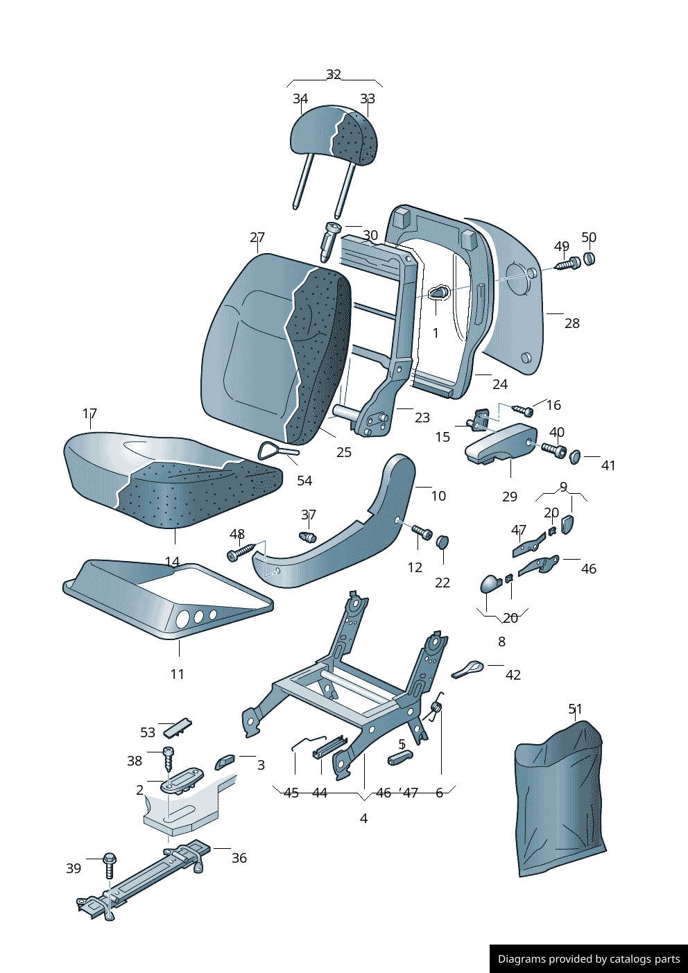 Car part diagram