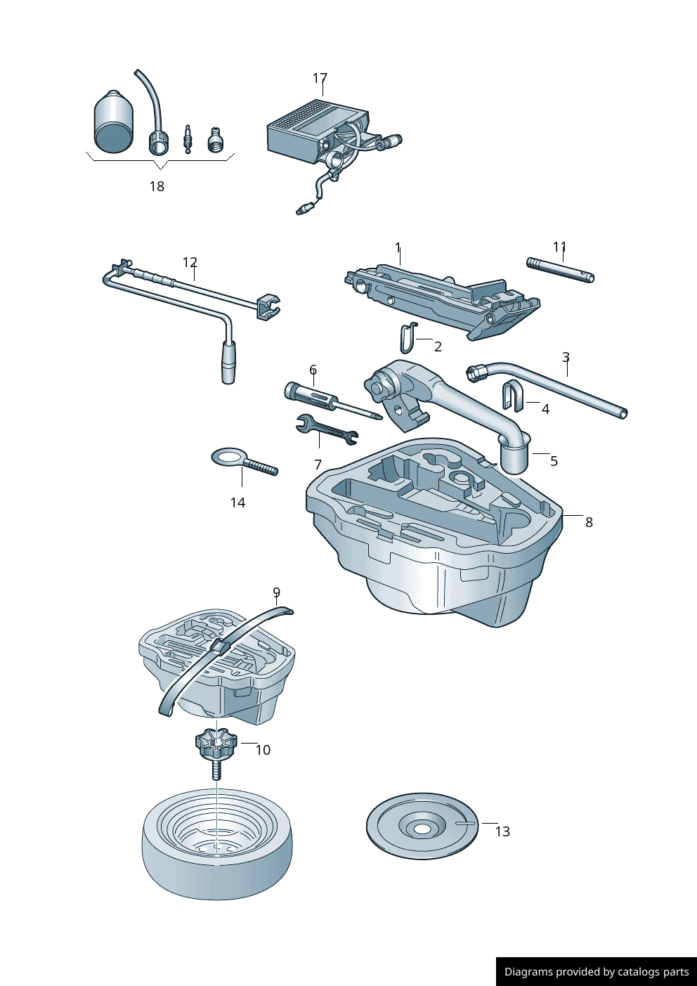 Car part diagram