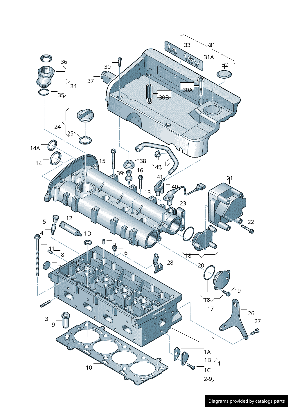 Car part diagram