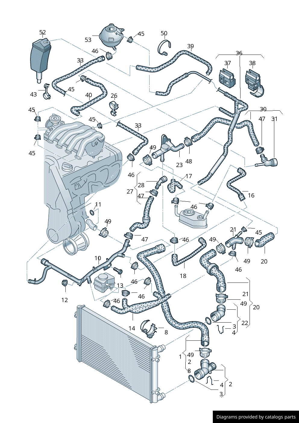 Car part diagram