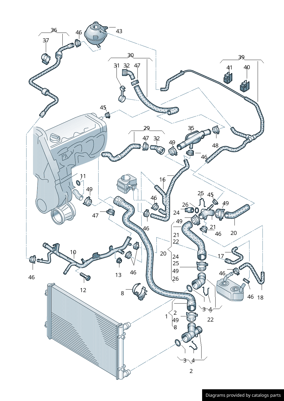Car part diagram