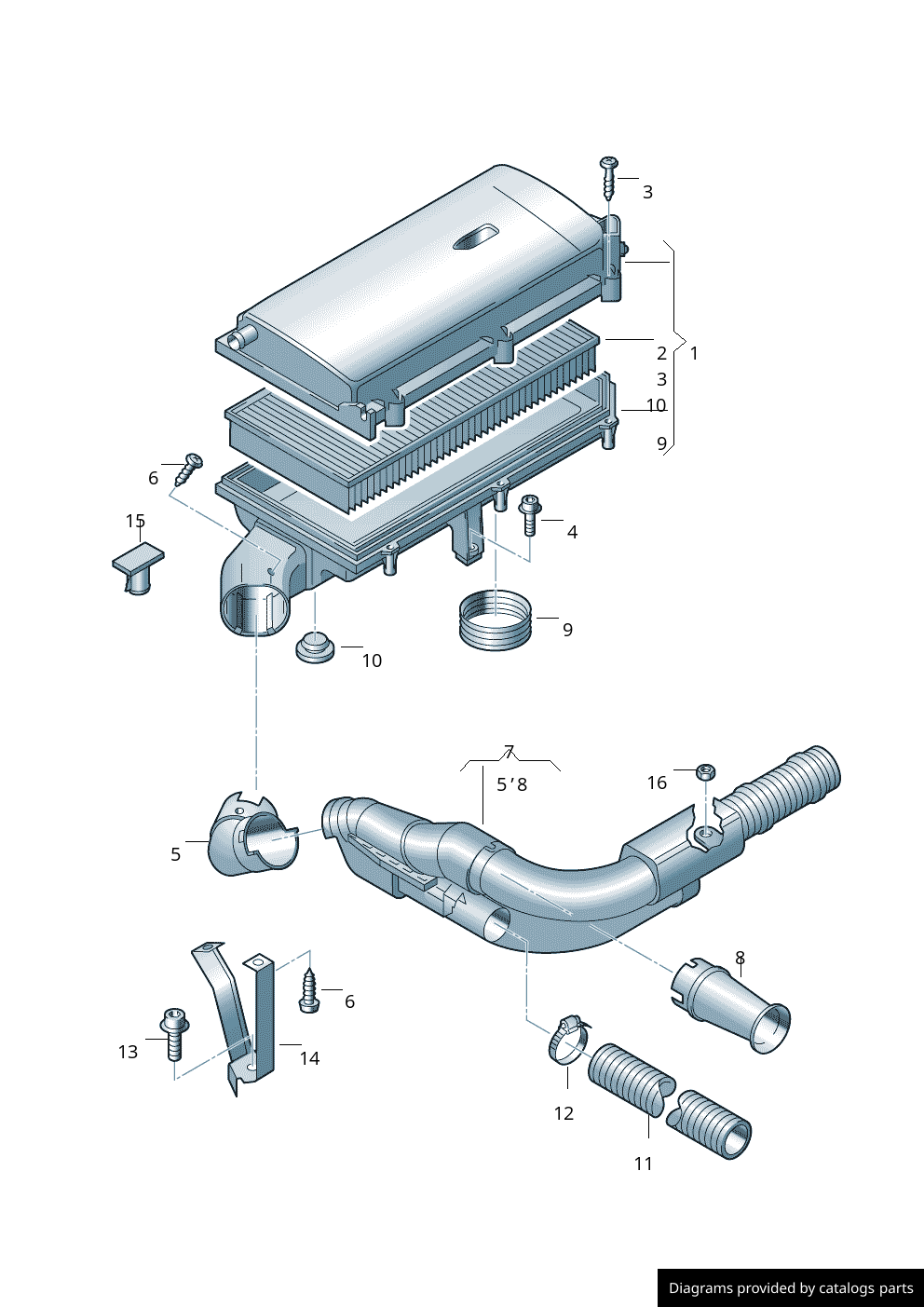 Car part diagram
