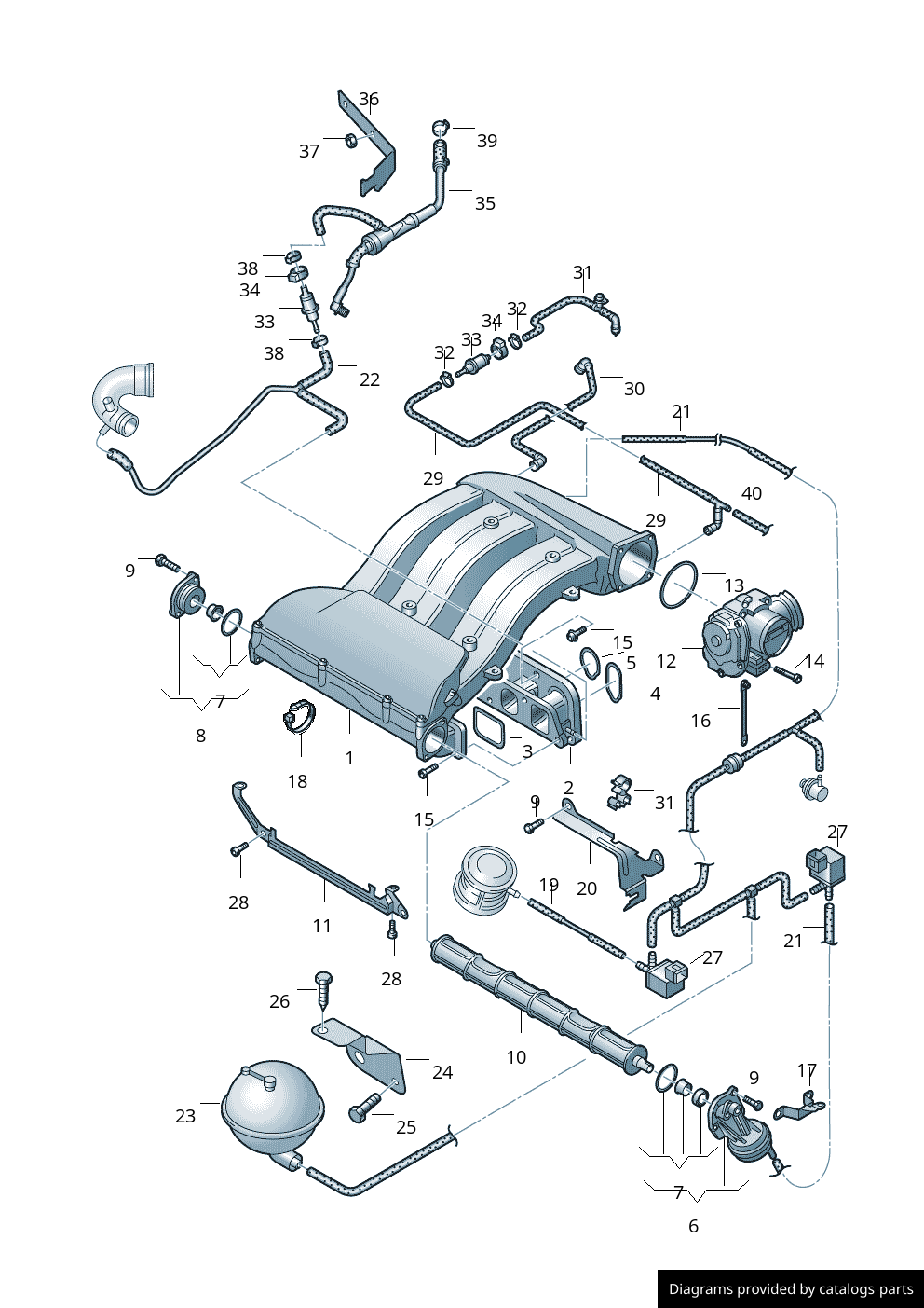 Car part diagram