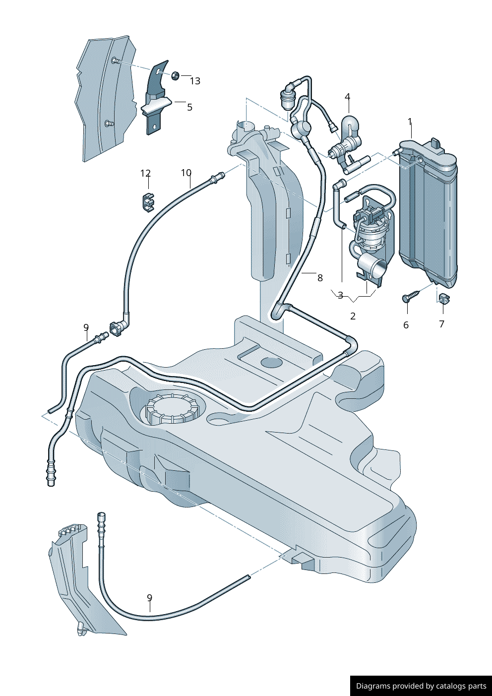 Car part diagram