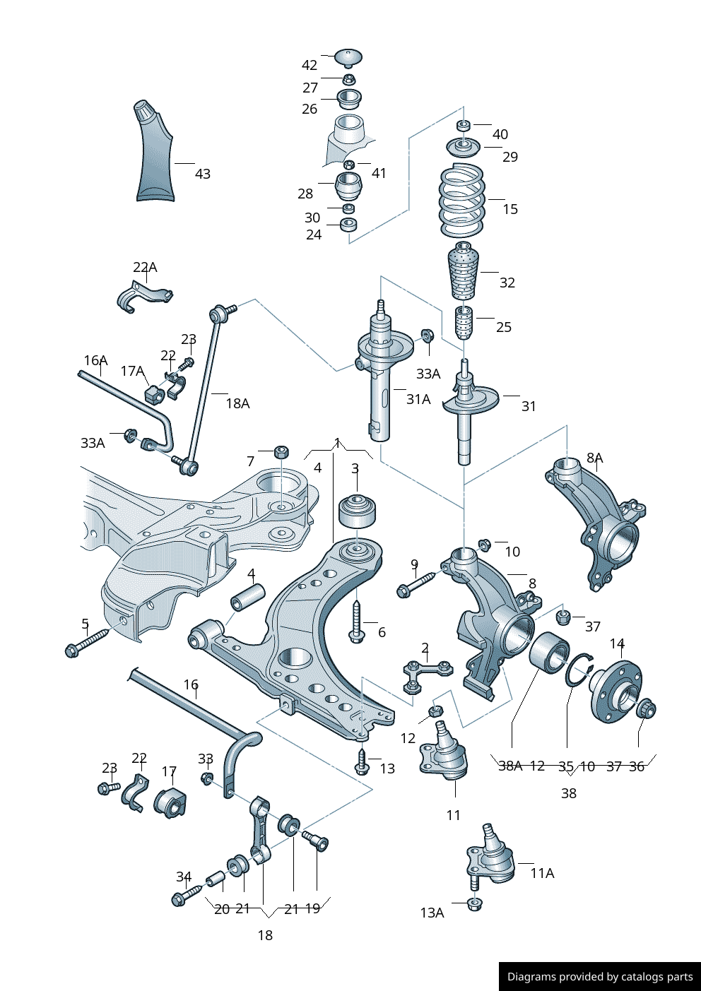 Car part diagram