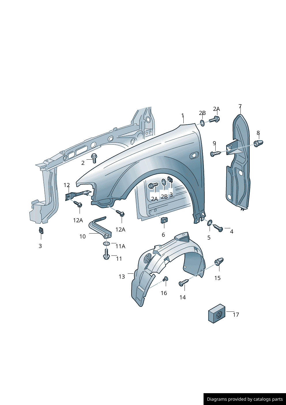 Car part diagram