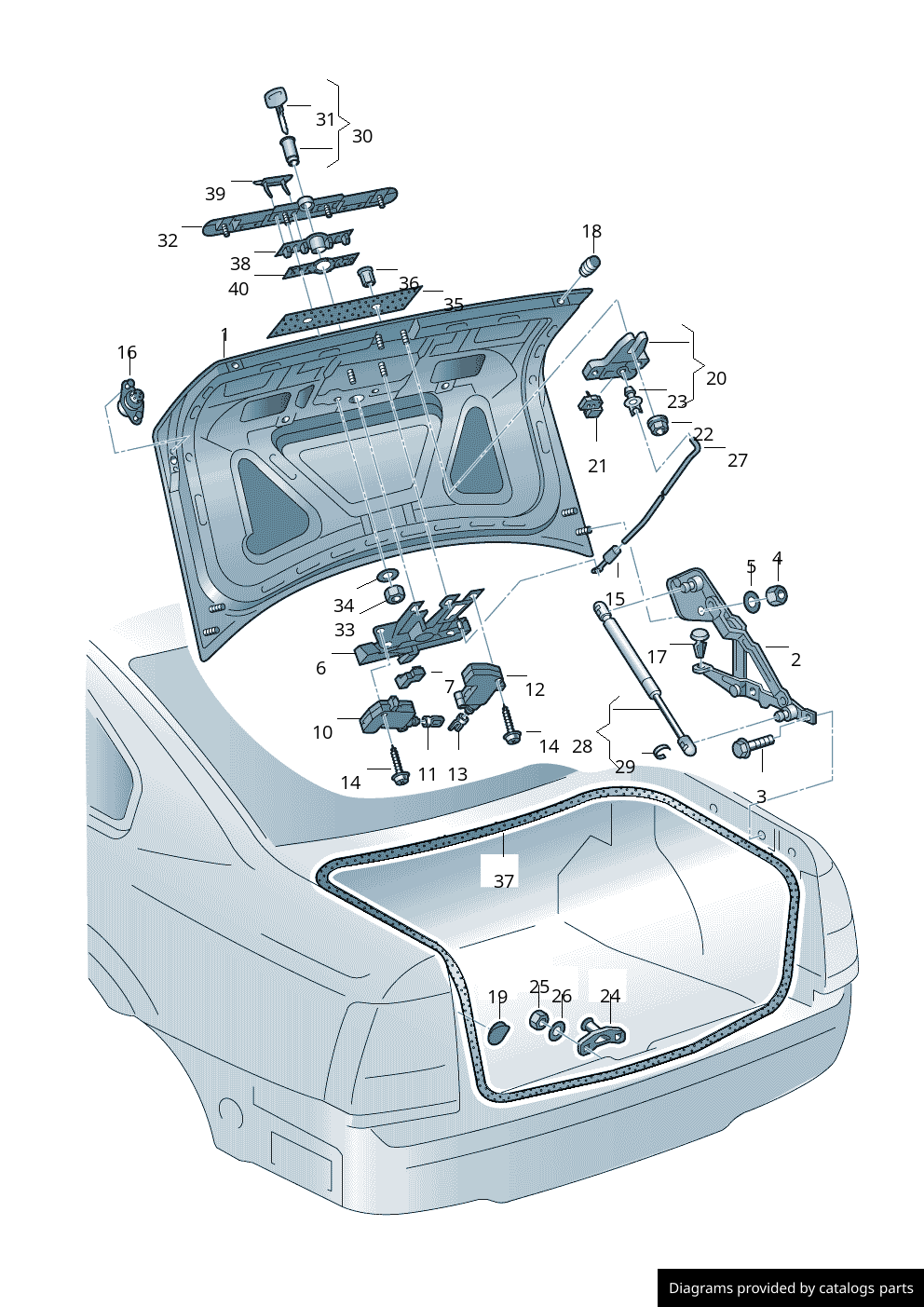 Car part diagram