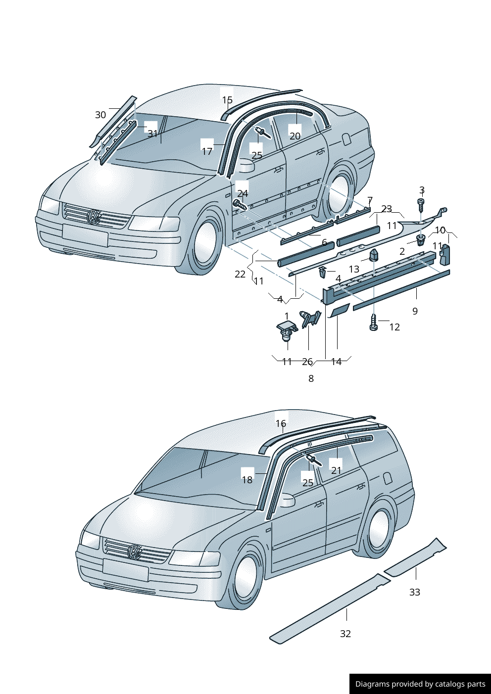 Car part diagram