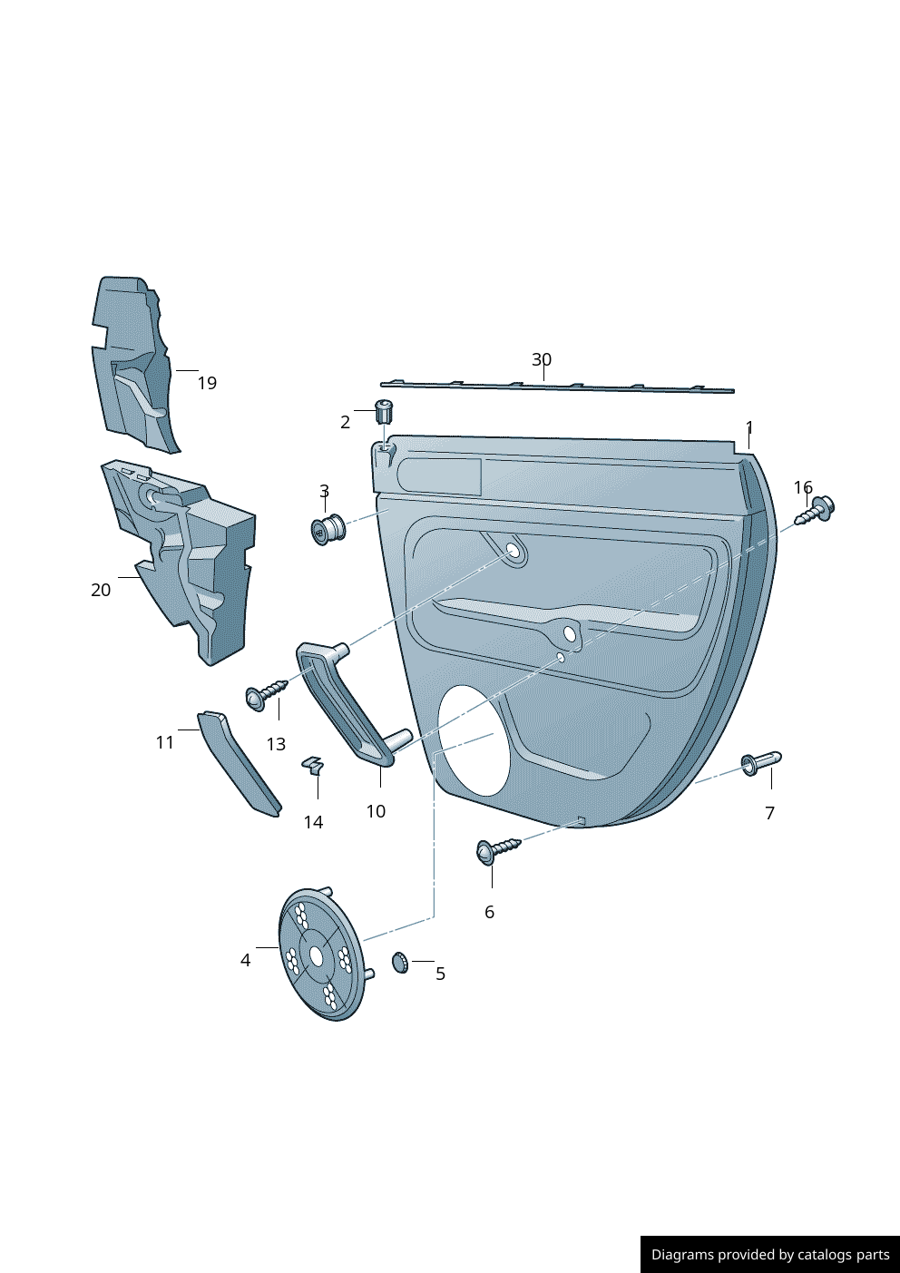 Car part diagram