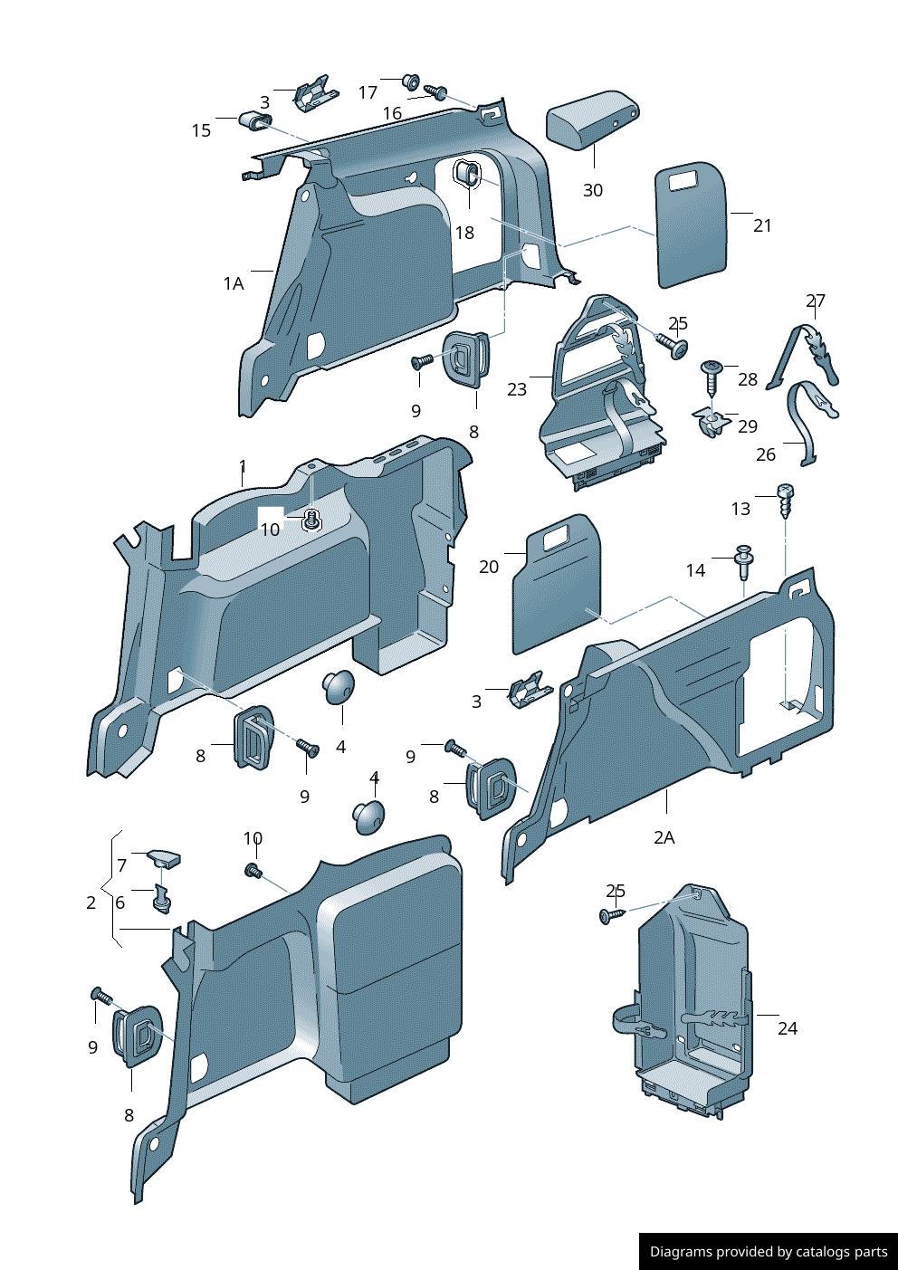 Car part diagram