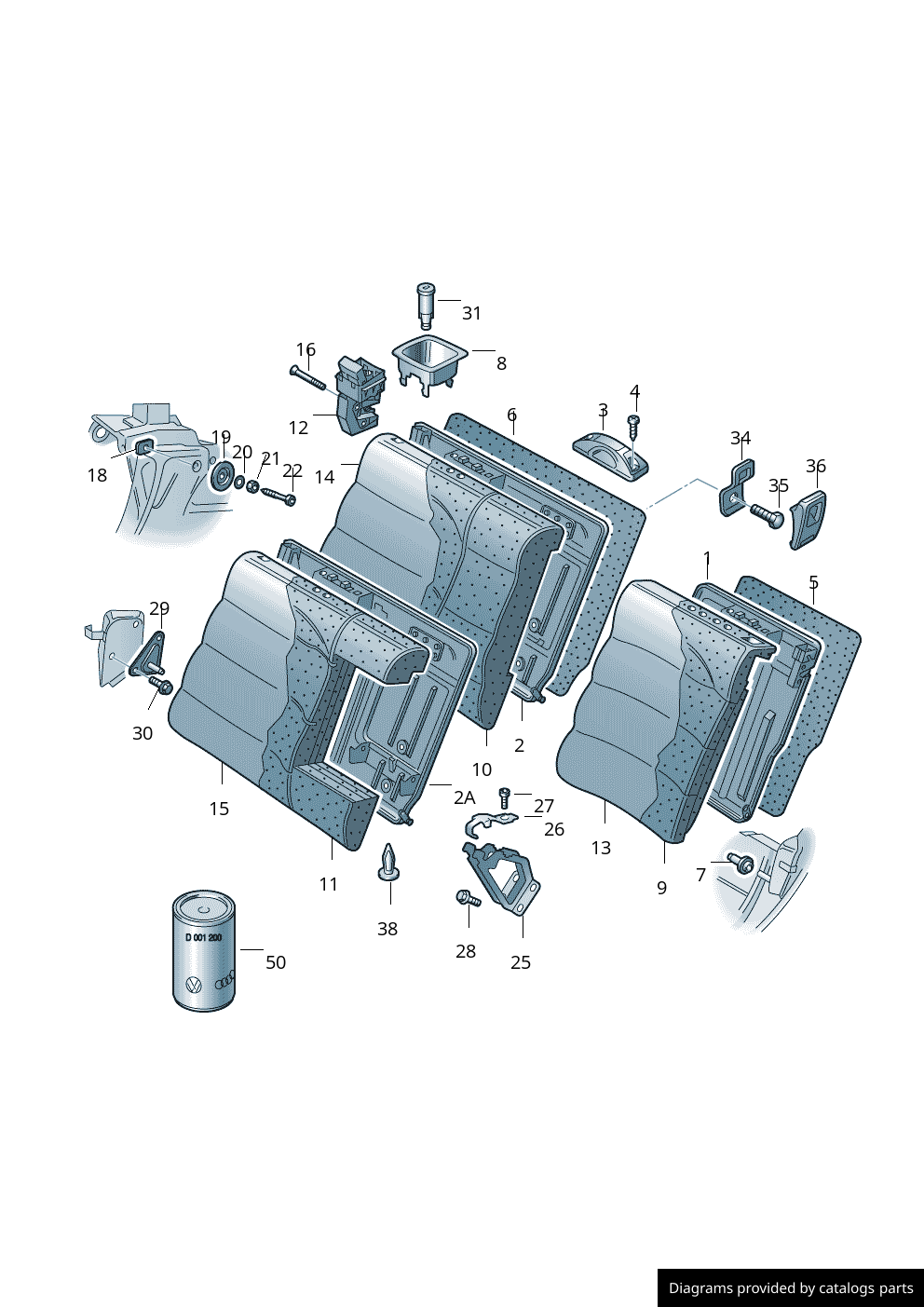 Car part diagram
