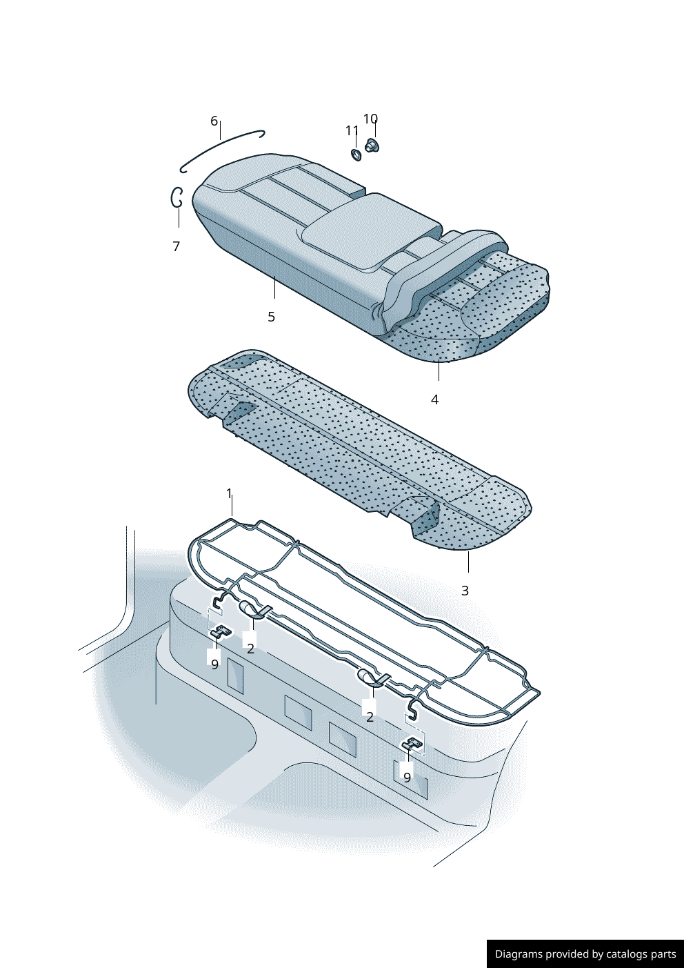 Car part diagram