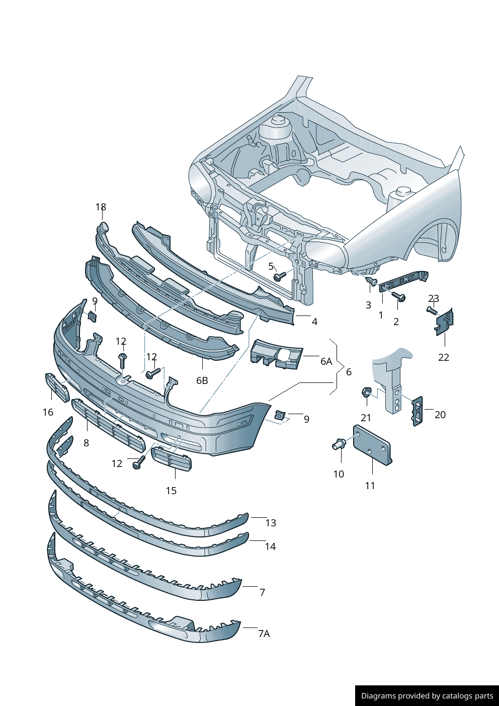 Car part diagram