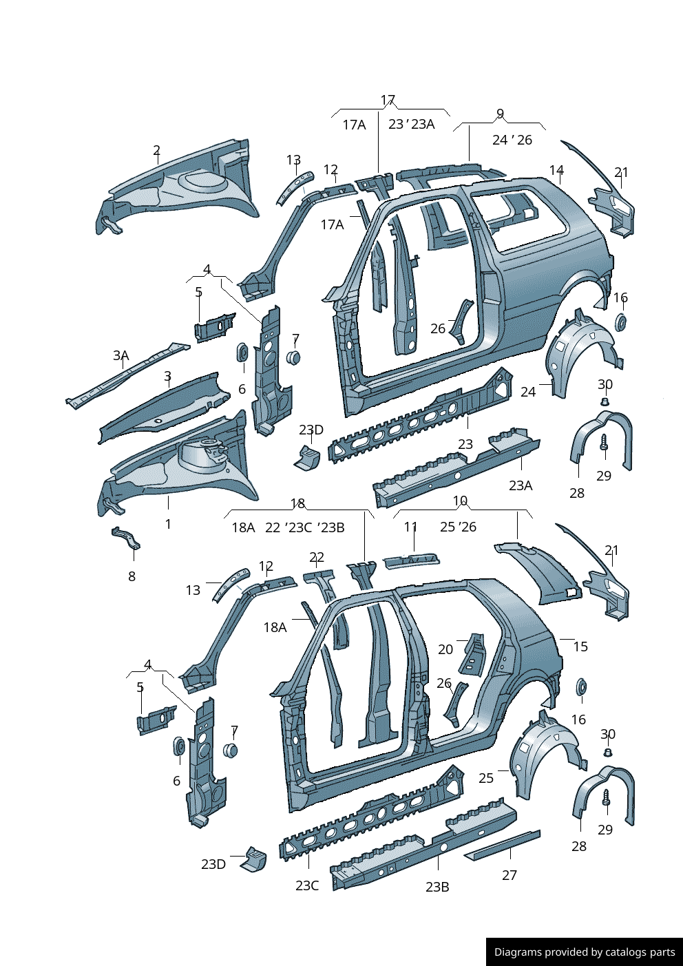 Car part diagram