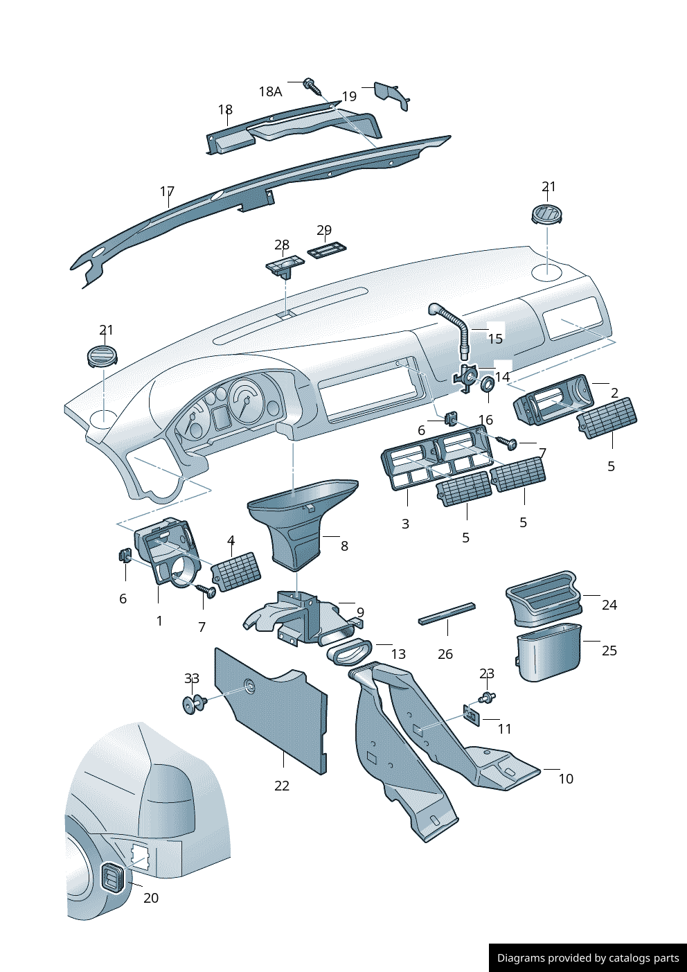 Car part diagram